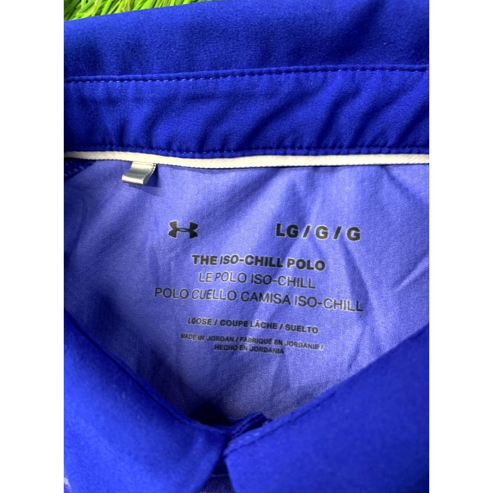 Under Armour Under Armour Polo Shirt ISO-CHILL 2021 Men Training Jersey L Blue Sports Polo Shirt Polo Mens Size US L / EU 52-54 / 3 - 5 Thumbnail