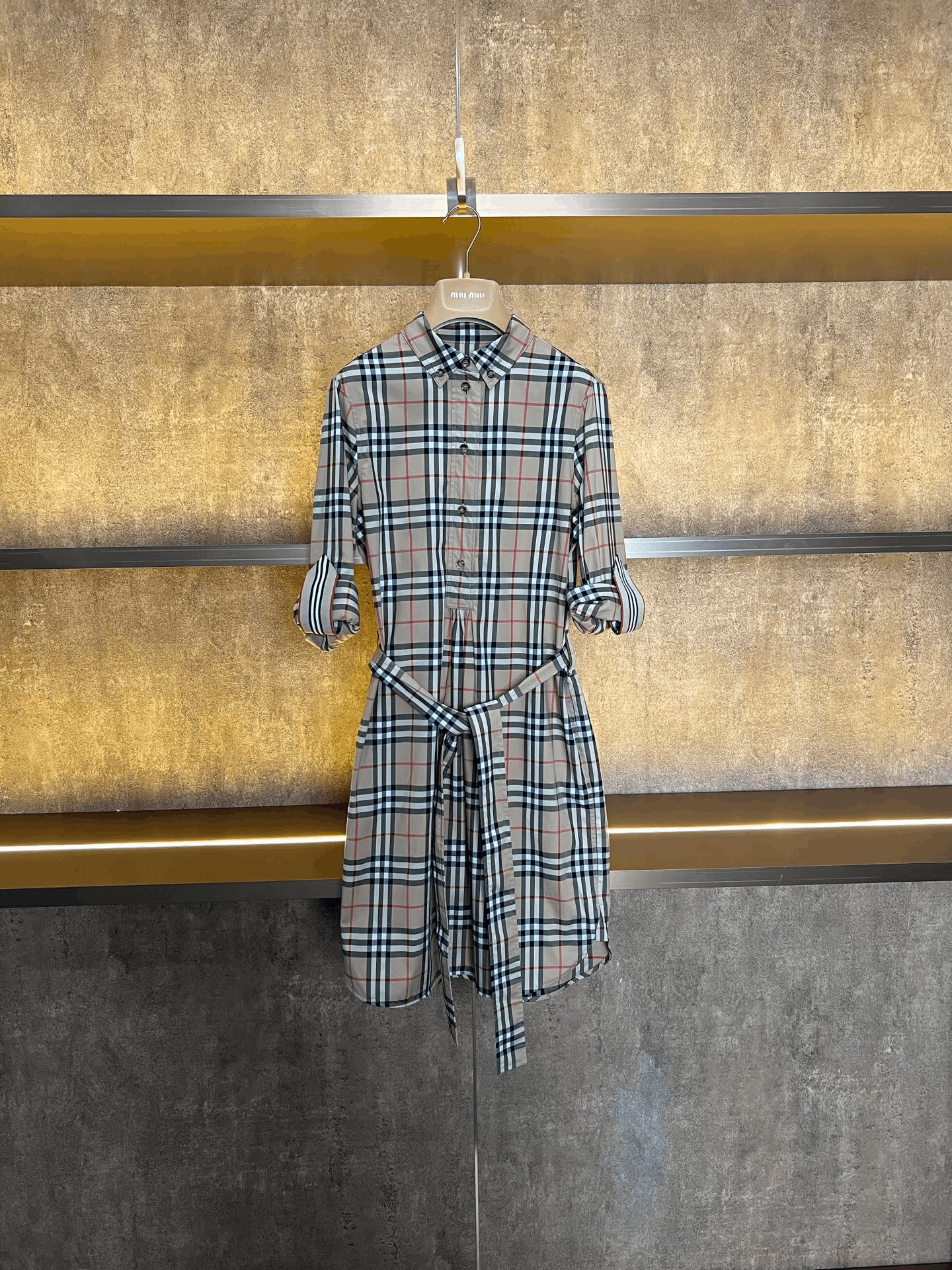 Burberry Burberry Plaid Pattern Dress Size XXS / US 00 / IT 34 - 1 Thumbnail