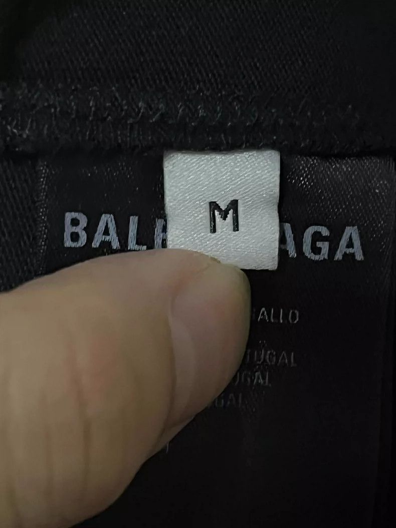 Balenciaga Balenciaga GW GW slogan short sleeve black m size Size US M / EU 48-50 / 2 - 5 Thumbnail