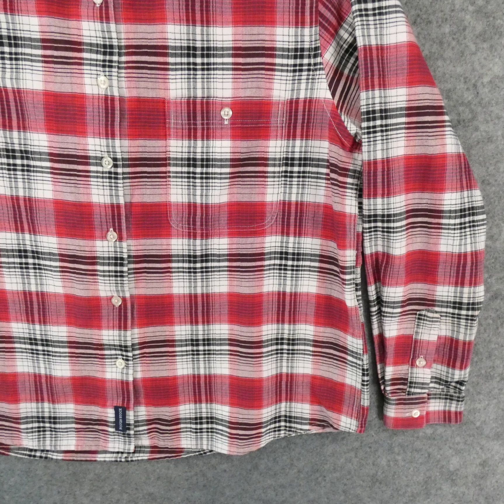 Vintage Panhandle Shirt Womens Large Long Sleeve Button Up Red Plaid Size L / US 10 / IT 46 - 5 Thumbnail