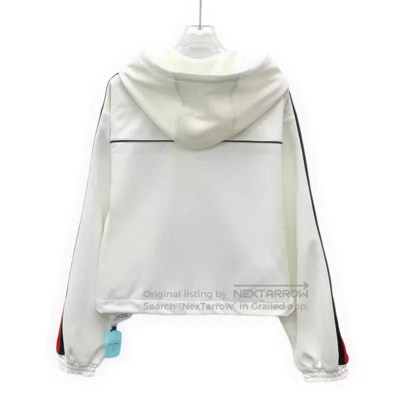 Gucci Gucci White logo letter embroidery side stripe hooded draw Size US M / EU 48-50 / 2 - 2 Thumbnail