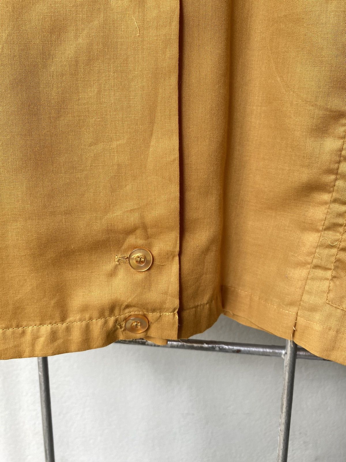 Vintage Hilton Yellow Embroidered Bowling Shirt Size S / US 4 / IT 40 - 7 Thumbnail