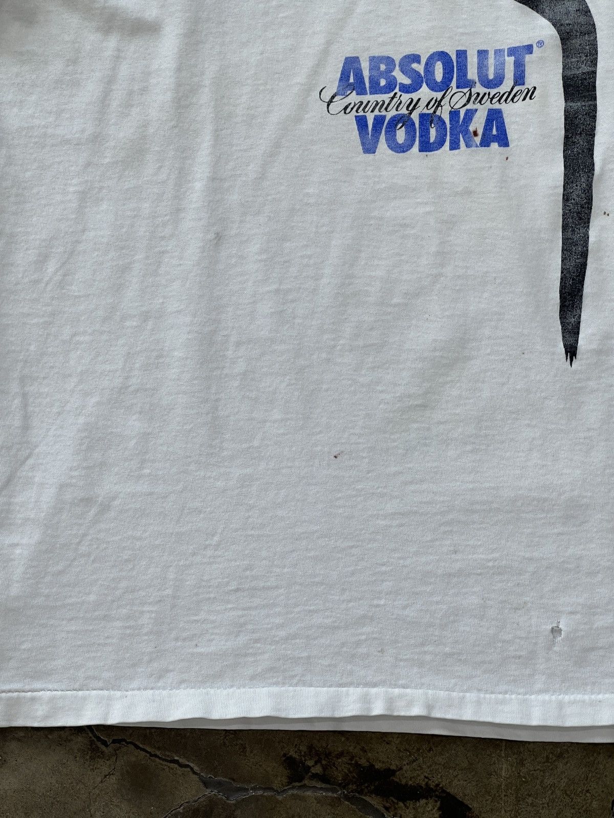 Vintage Vintage 90s Absolut Vodka Alcohol Single Stitch Tee XL Size US XL / EU 56 / 4 - 7 Thumbnail