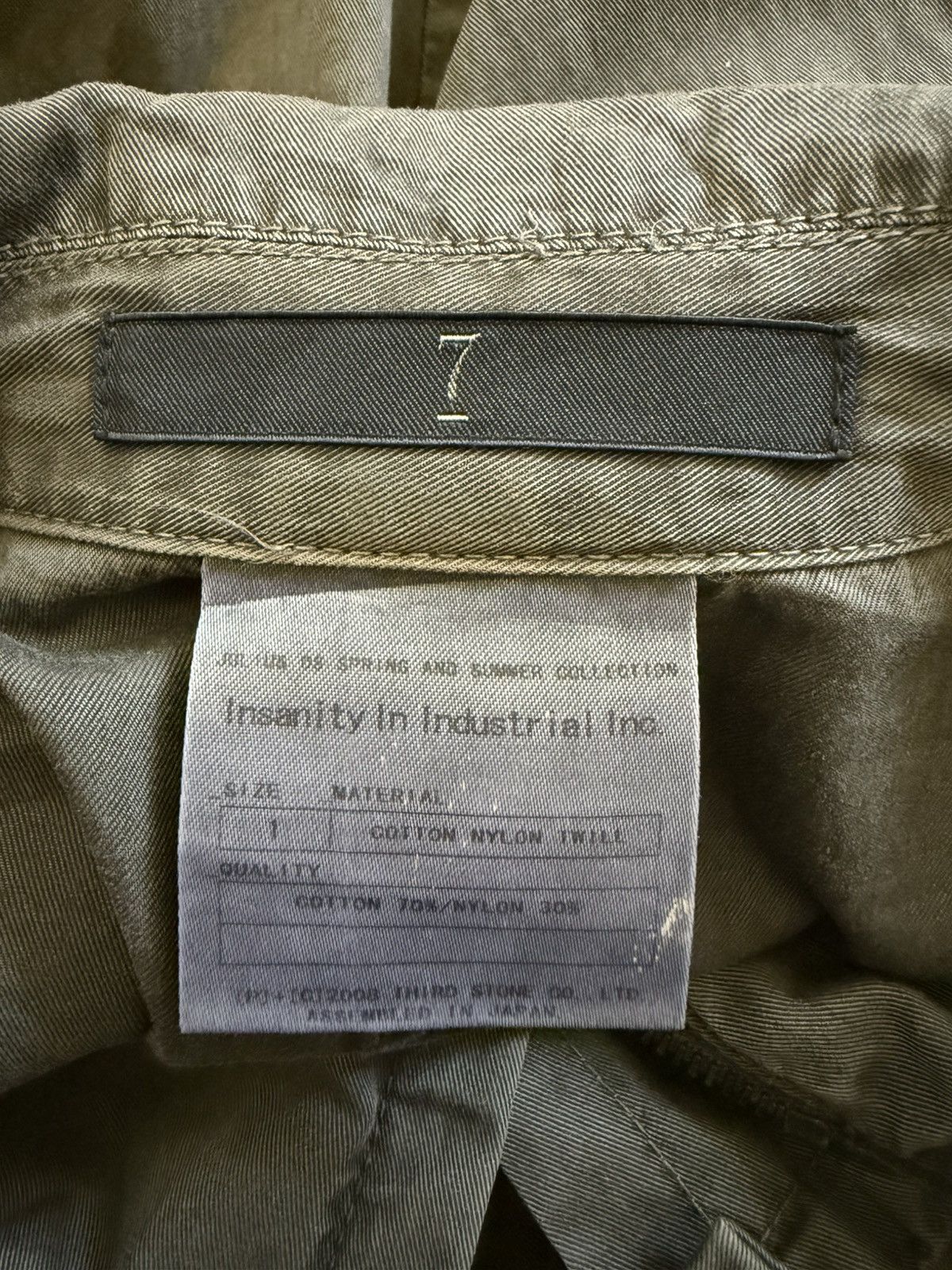 Julius AW2008 Julius 7 "Gas Mask" Insanity in industrial Jacket Size US M / EU 48-50 / 2 - 8 Thumbnail