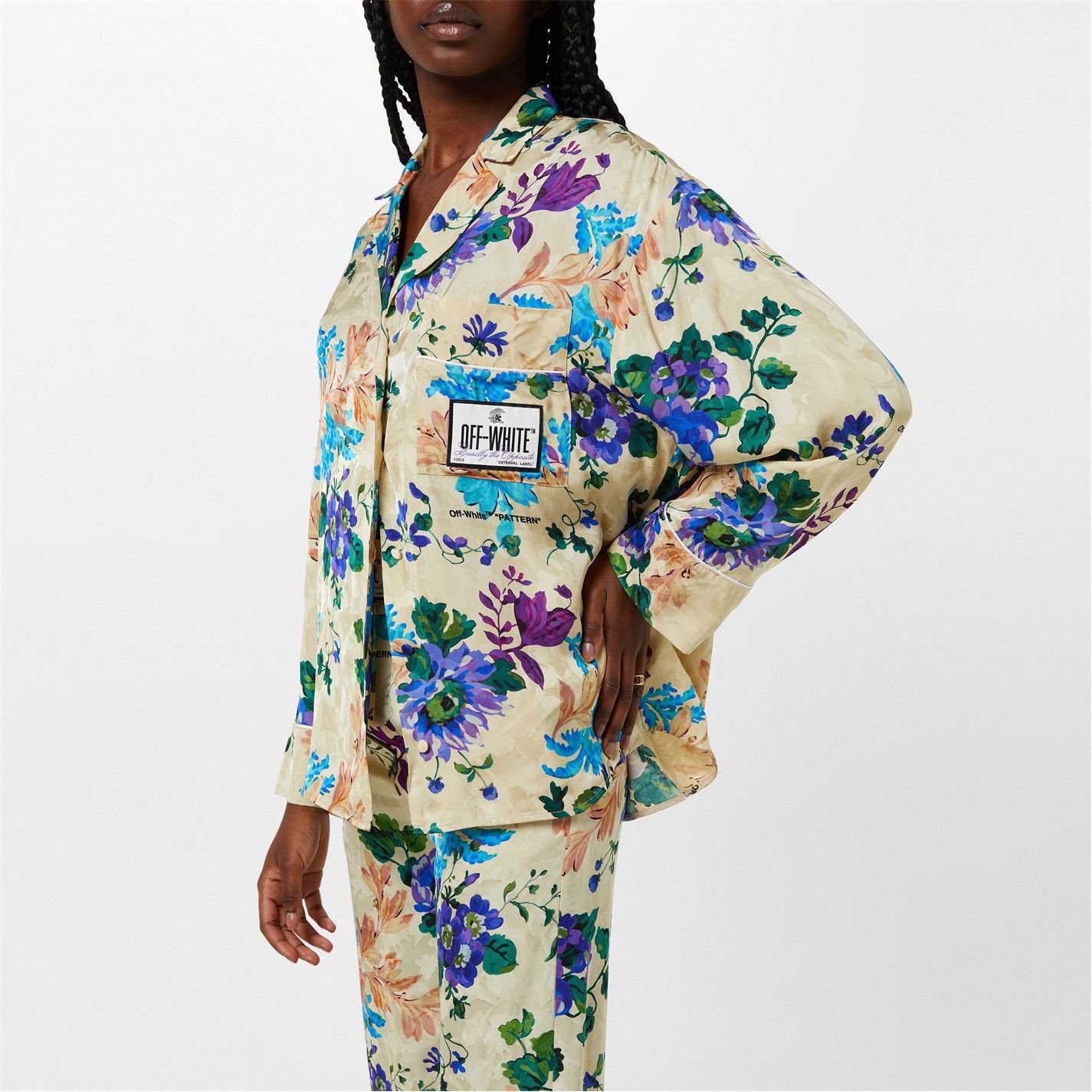 Off-White o1g2r1mq0125 Shirt in Multicolor Size S / US 4 / IT 40 - 4 Thumbnail