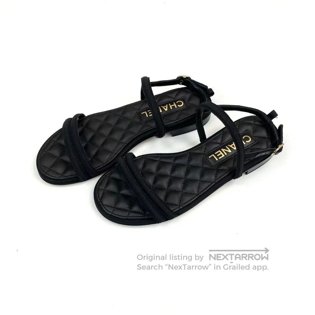 Chanel Chanel 23P black sandals| Size US 4.5 / IT 34.5 - 1 Thumbnail