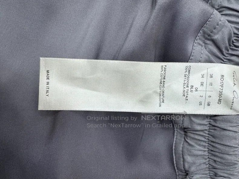 Rick Owens Rick Owens Grey orphan shorts Size US 38 / EU 54 - 6 Thumbnail