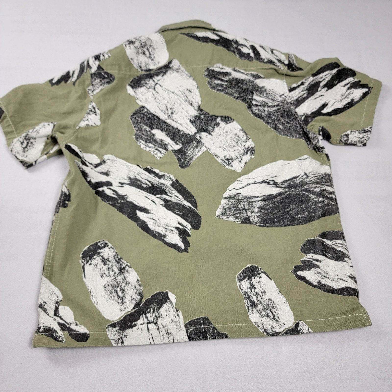 Market Market Mens Green Talus Work Shirt Short Sleeve Sz L (601) Size US L / EU 52-54 / 3 - 2 Thumbnail