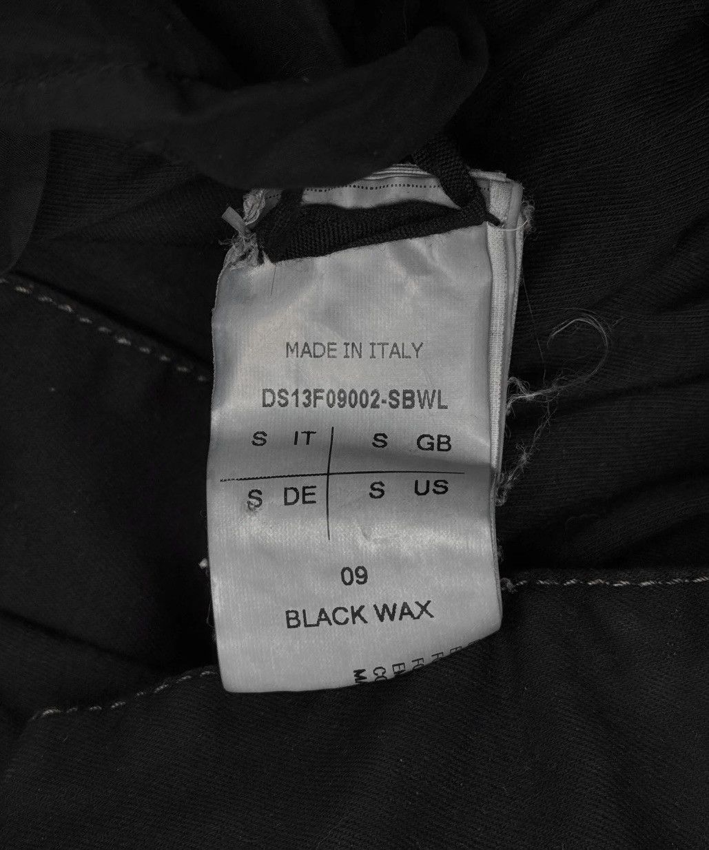 Rick Owens Drkshdw RODRKSHDW AW13 "PLINTH" Leather Sleeve Waxed Exploder Jacket Size US XS / EU 42 / 0 - 3 Thumbnail