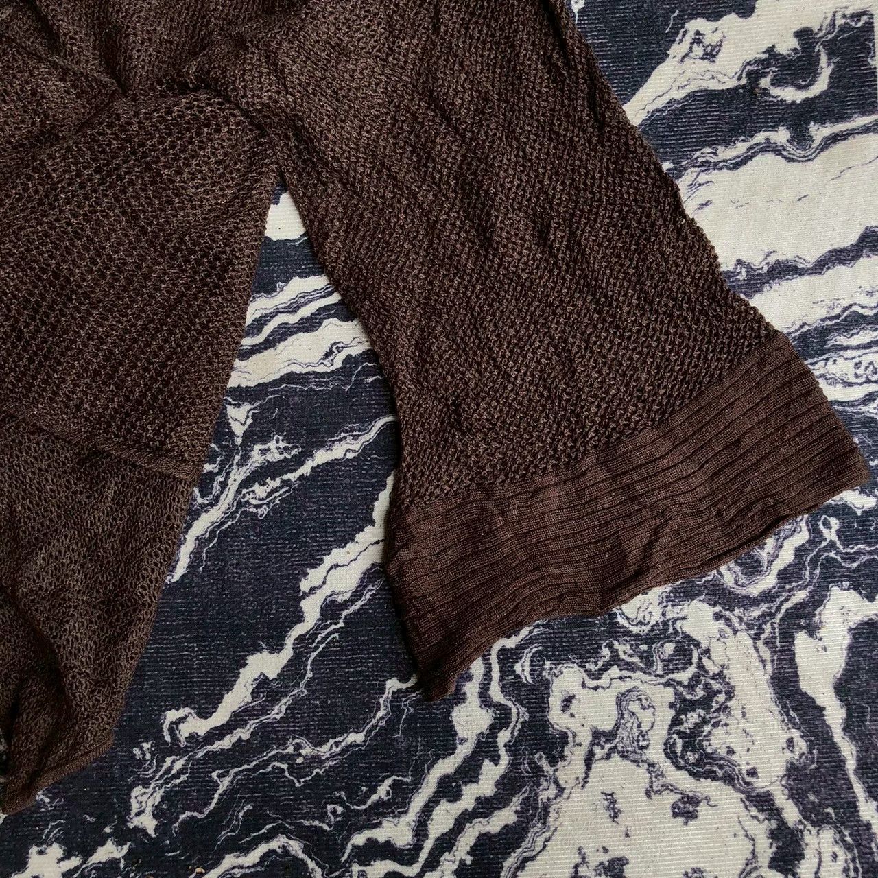 Y's Y’s bis Yohji Yamamoto Brown Knit Vintage Cardigan Size M / US 6-8 / IT 42-44 - 5 Thumbnail