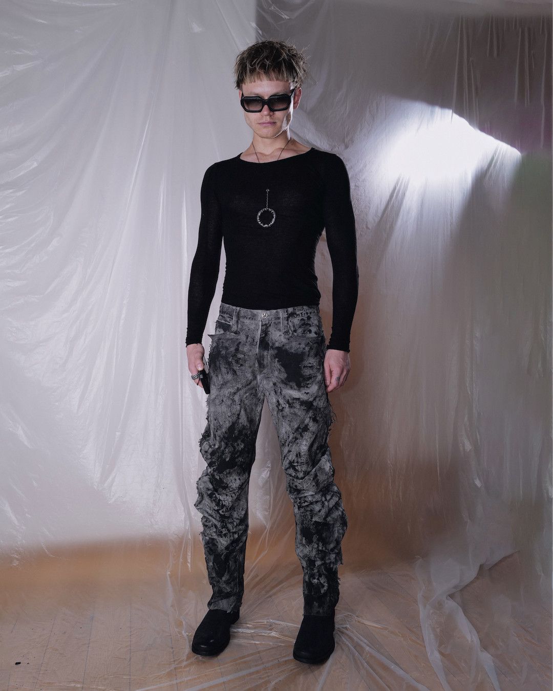 Other J CUT RUBBERED DENIM PANTS Size US 30 / EU 46 - 7 Thumbnail