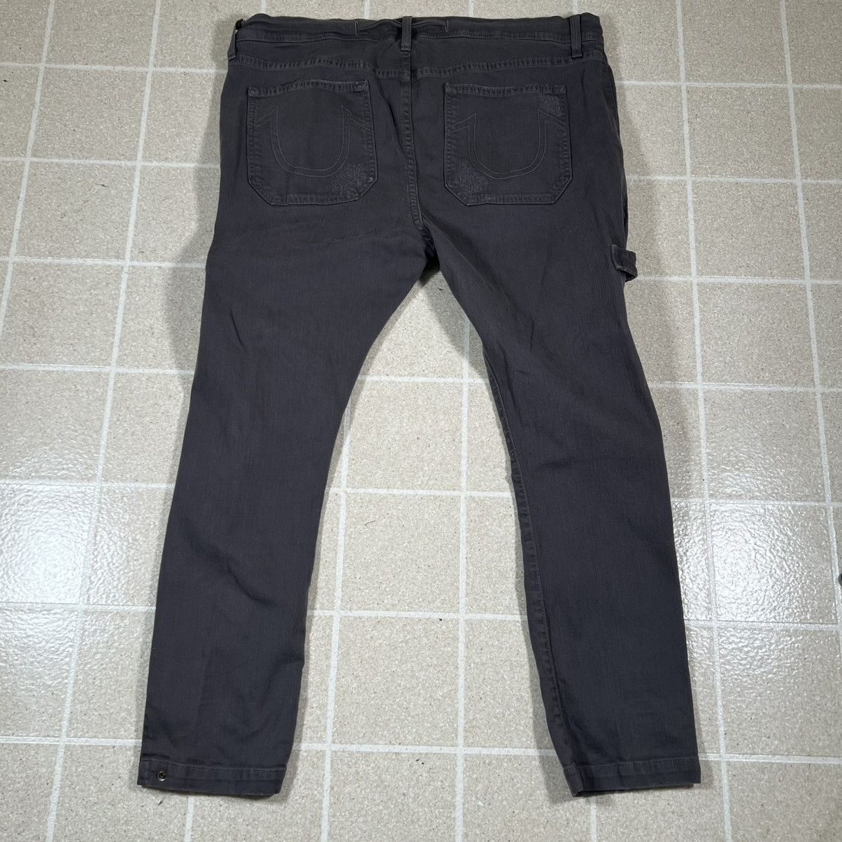 True Religion True Religion Distressed Jeans Grey Size 38 Size US 38 / EU 54 - 4 Thumbnail