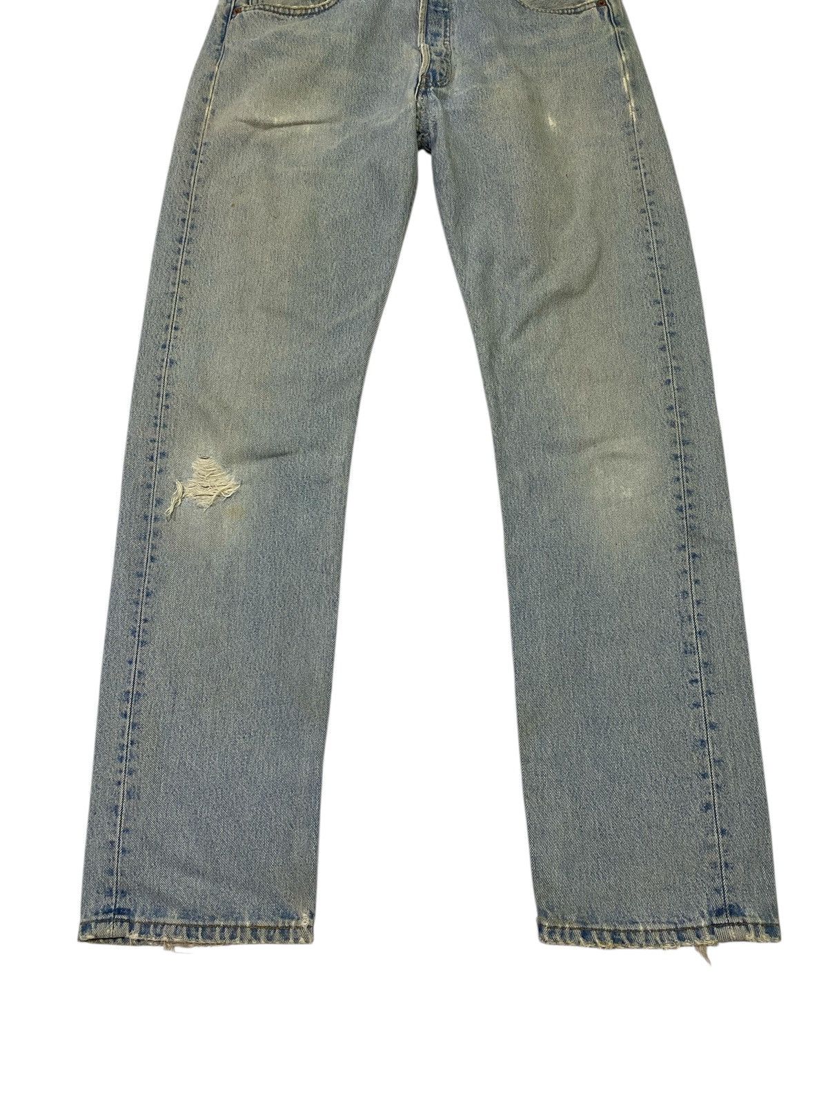 Levi's Vintage Levis 501 made in usa distressed jeans Size US 31 - 3 Thumbnail