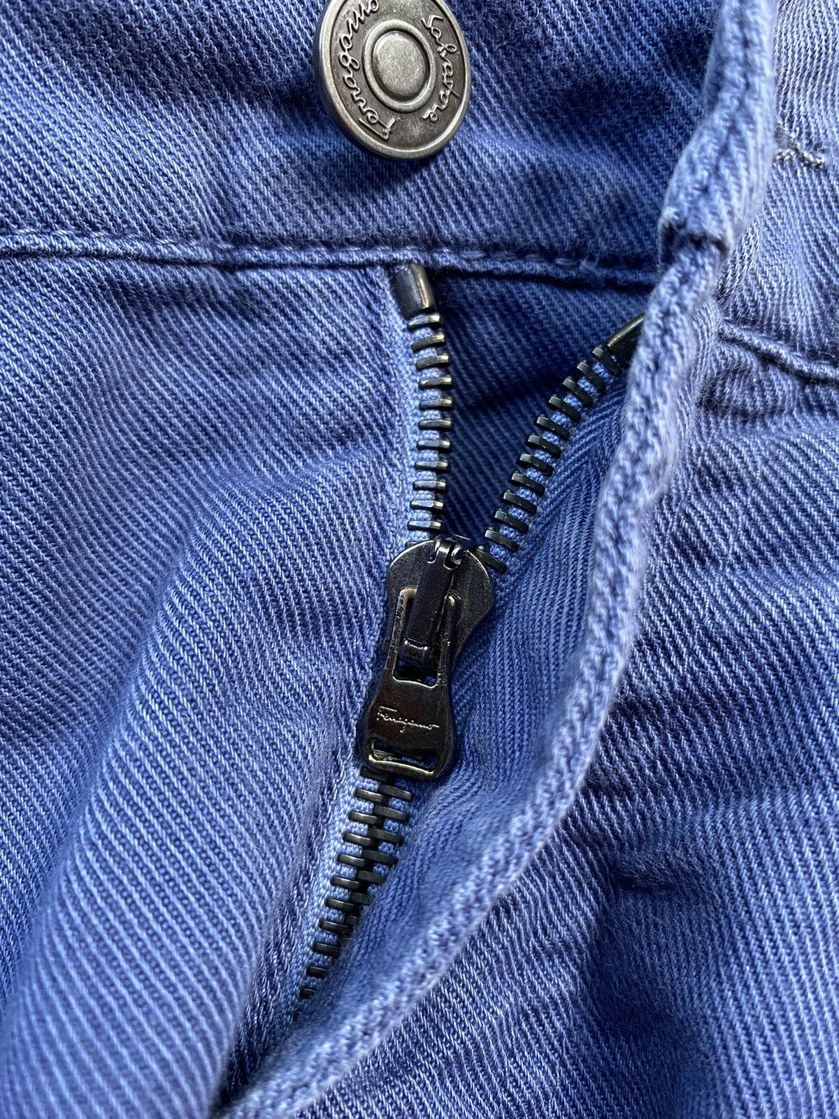 Salvatore Ferragamo Salvatore Ferragamo blue denim pants Size US 40 / EU 56 - 11 Thumbnail