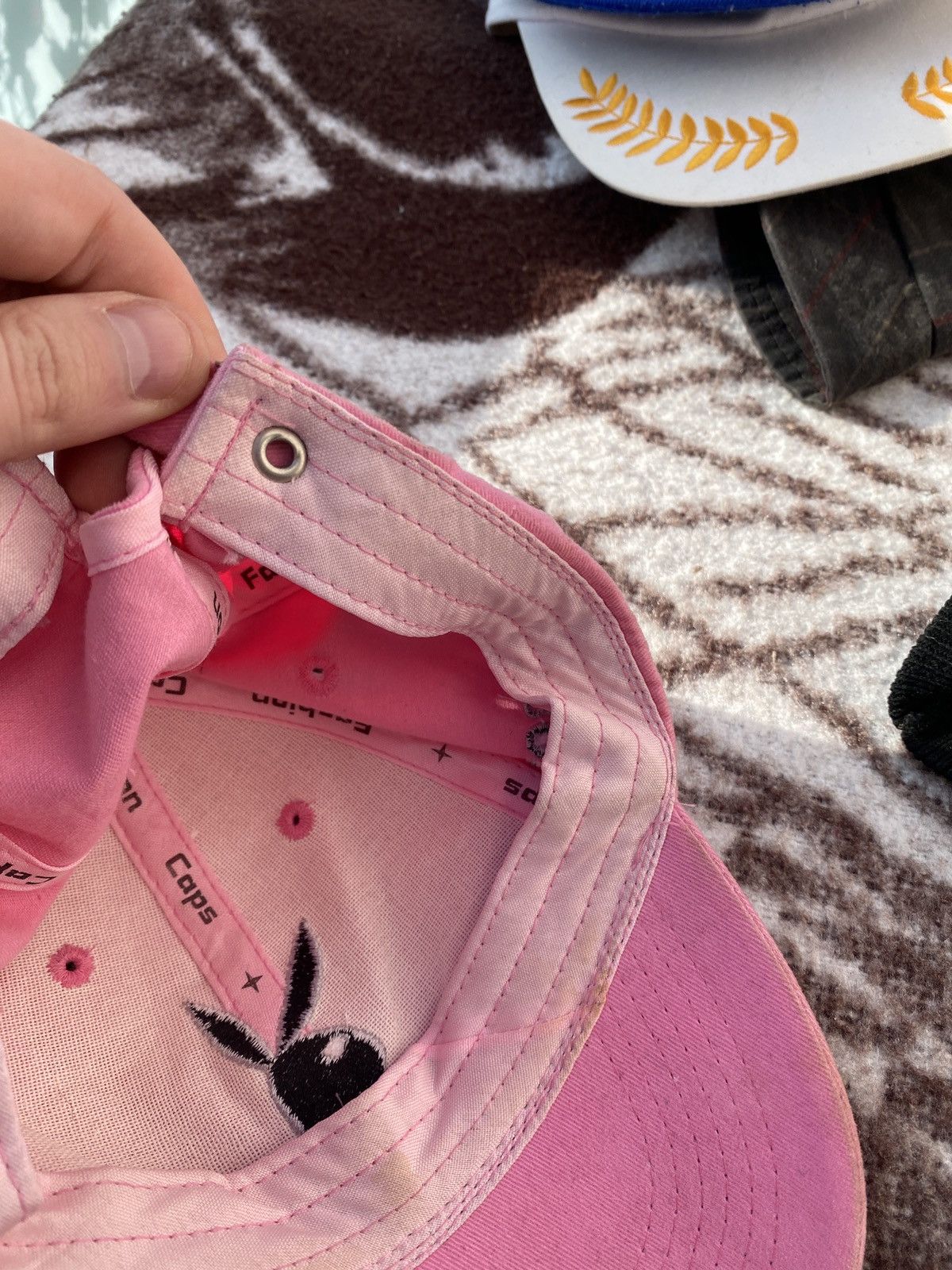 Playboy Playboy streetwear pink cap Size ONE SIZE - 7 Thumbnail