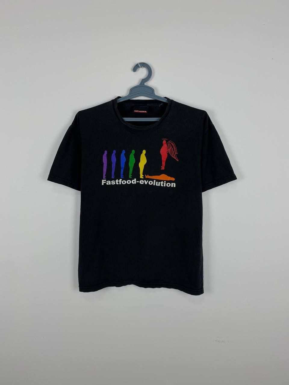 Vintage Unfledged Fastfood Evolution Vintage Faded T-Shirt Size US L / EU 52-54 / 3 - 2 Thumbnail