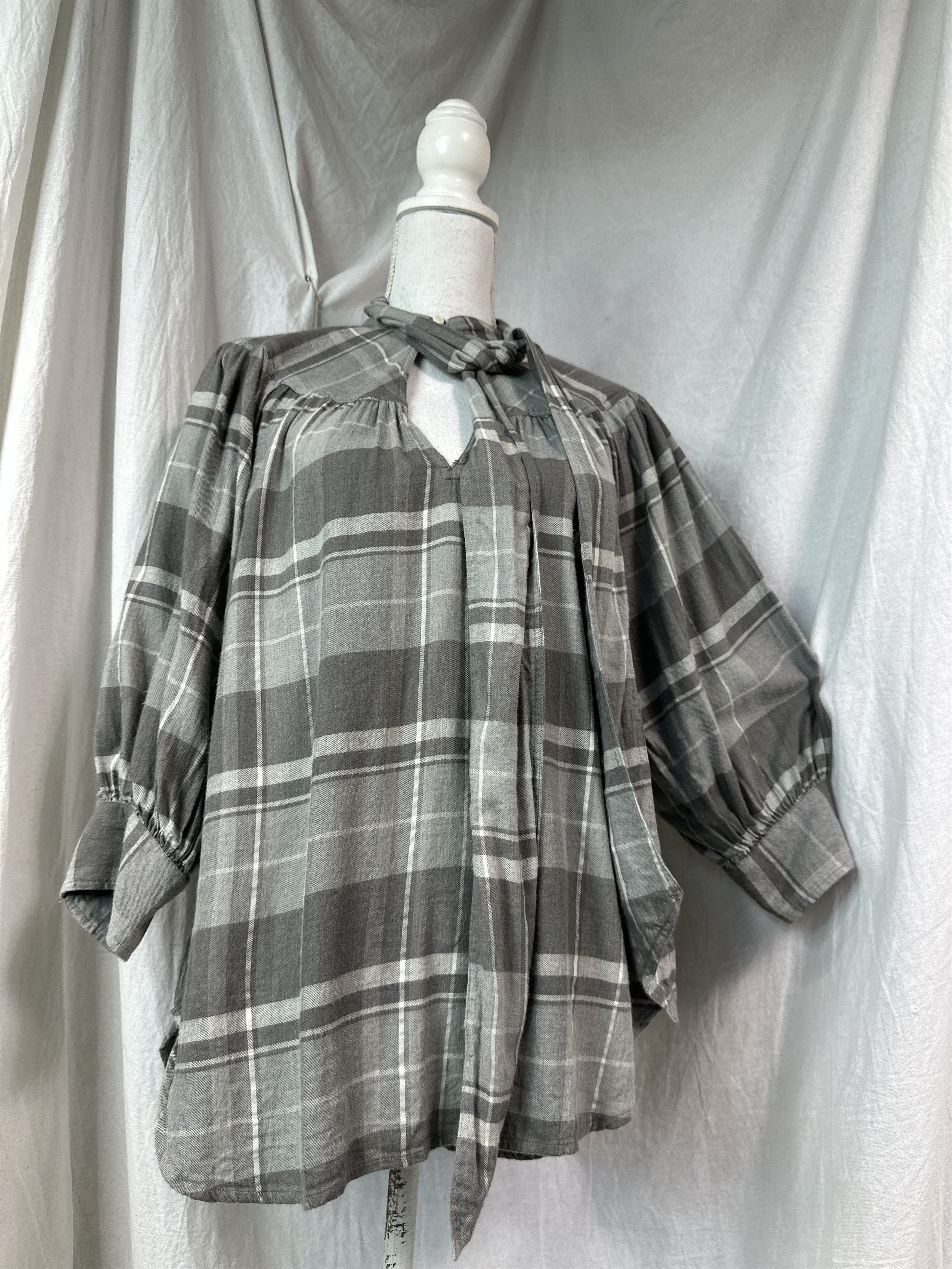 Polo Ralph Lauren Vintage Old Money Tartan Polo Ralph Lauren Tunic Shirt Y2K Size S / US 4 / IT 40 - 1 Thumbnail
