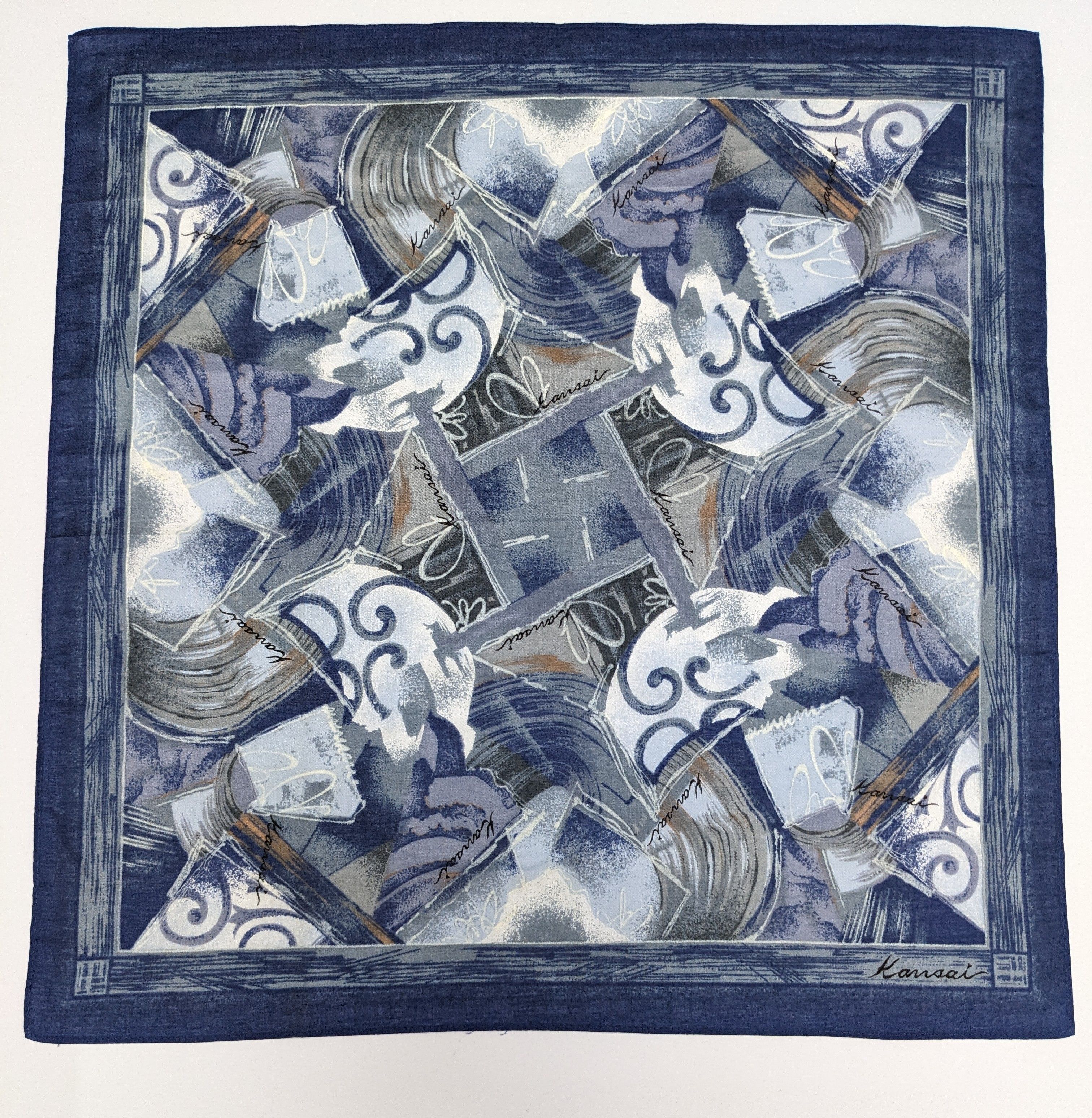 Kansai Yamamoto Kansai Yamamoto Handkerchief Abstract Graphic Size ONE SIZE - 3 Thumbnail