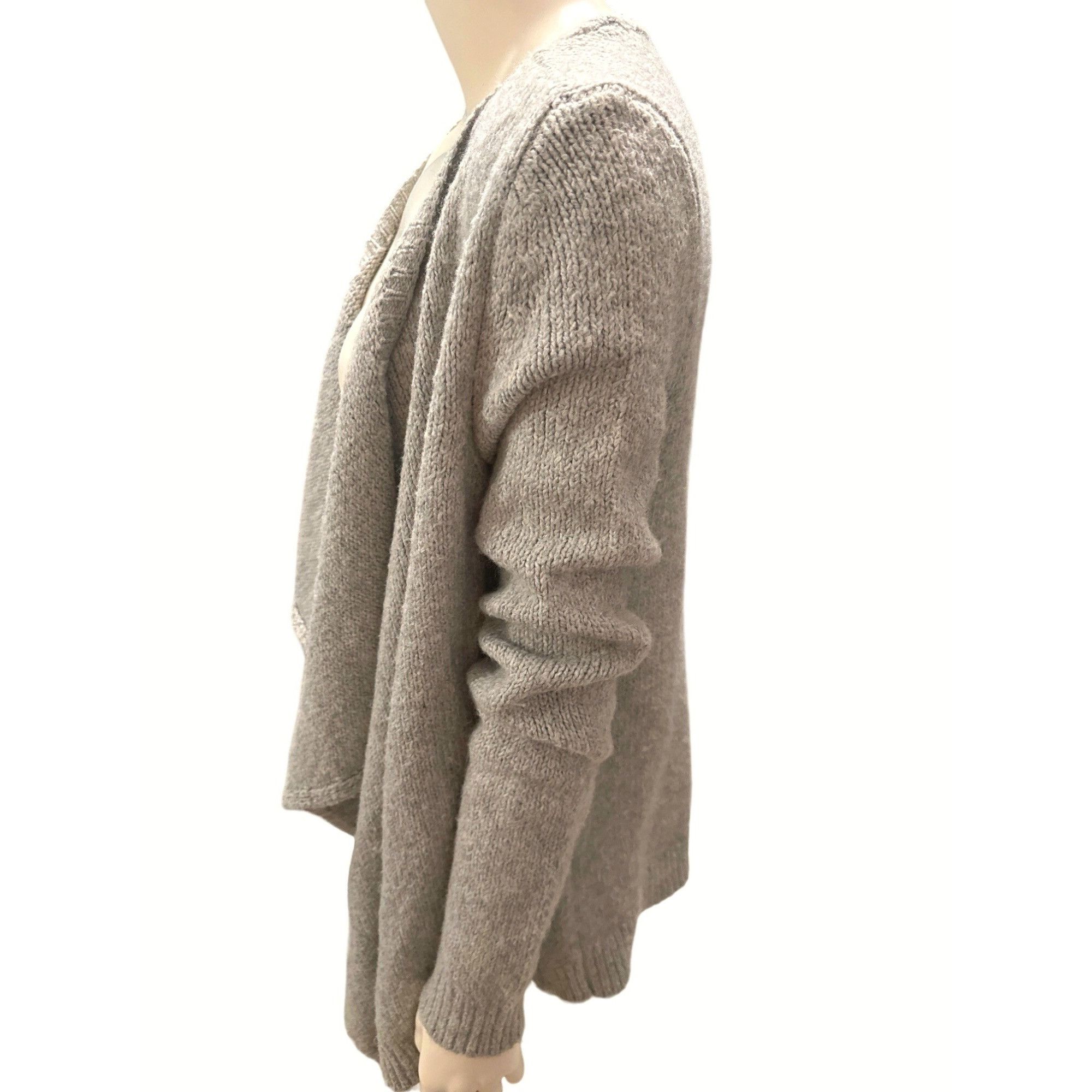 Abercrombie & Fitch Abercrombie Kids Size 15 Gray Girl Draped Waterfall Cardigan Size L / US 10 / IT 46 - 7 Thumbnail
