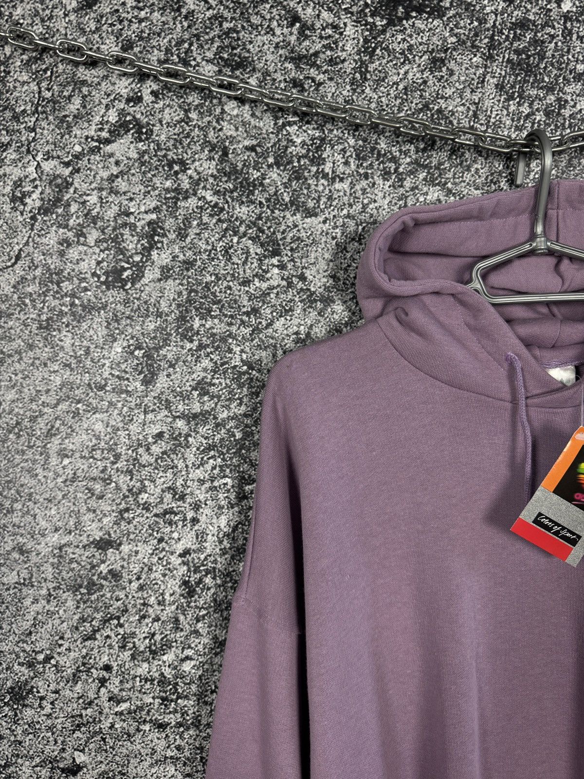 Adidas Vintage 90s Adidas Hoodie Purple Trefoil Logo Pullover Sz M Size US M / EU 48-50 / 2 - 3 Thumbnail