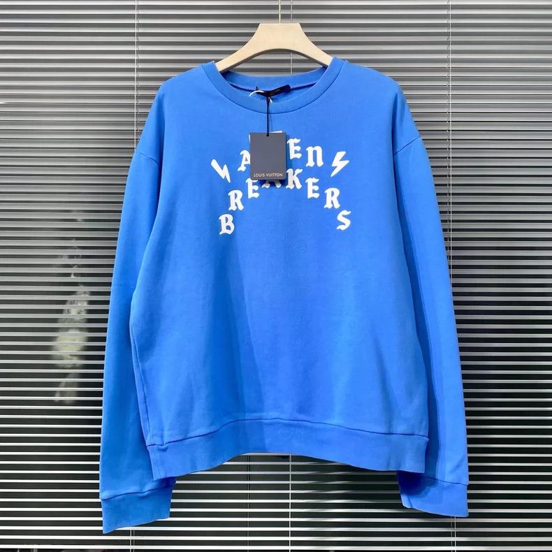 Louis Vuitton LOUIS VUITTON Lightning letter print logo tagline long slee Size US XXL / EU 58 / 5 - 1 Thumbnail