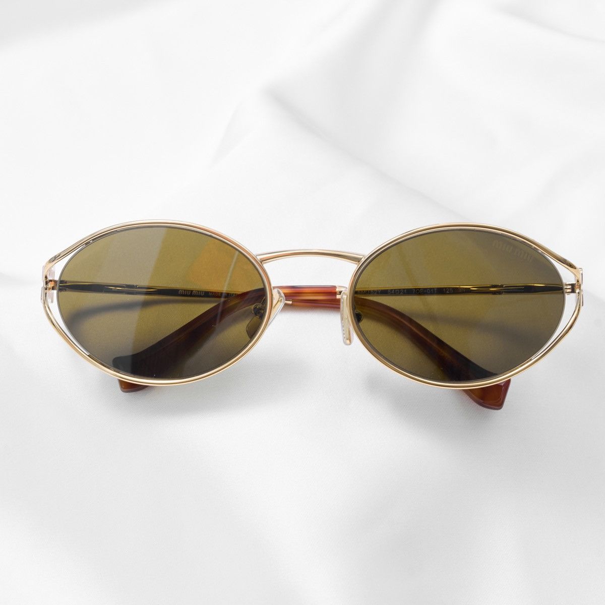 Miu Miu MIU MIU 0MU 52YS 7OE01T SUNGLASSES Size ONE SIZE - 6 Thumbnail
