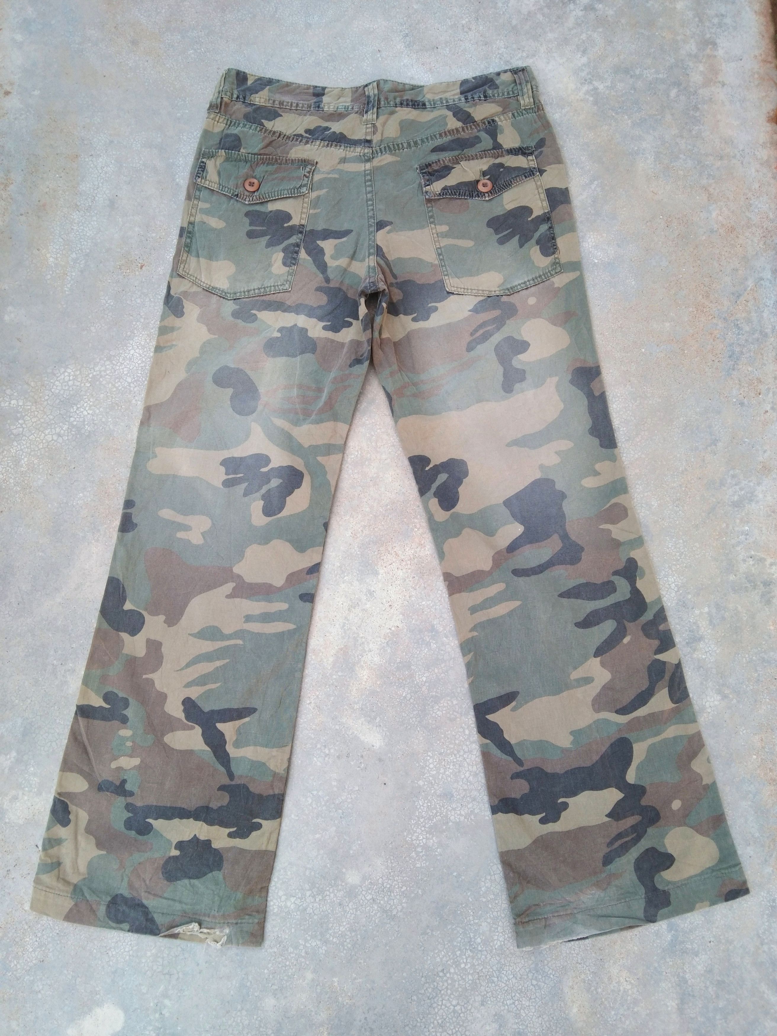 Japanese Brand DPM-045 Multipocket Boot Cut Military Style Pants 32x30 Size US 32 / EU 48 - 2 Thumbnail