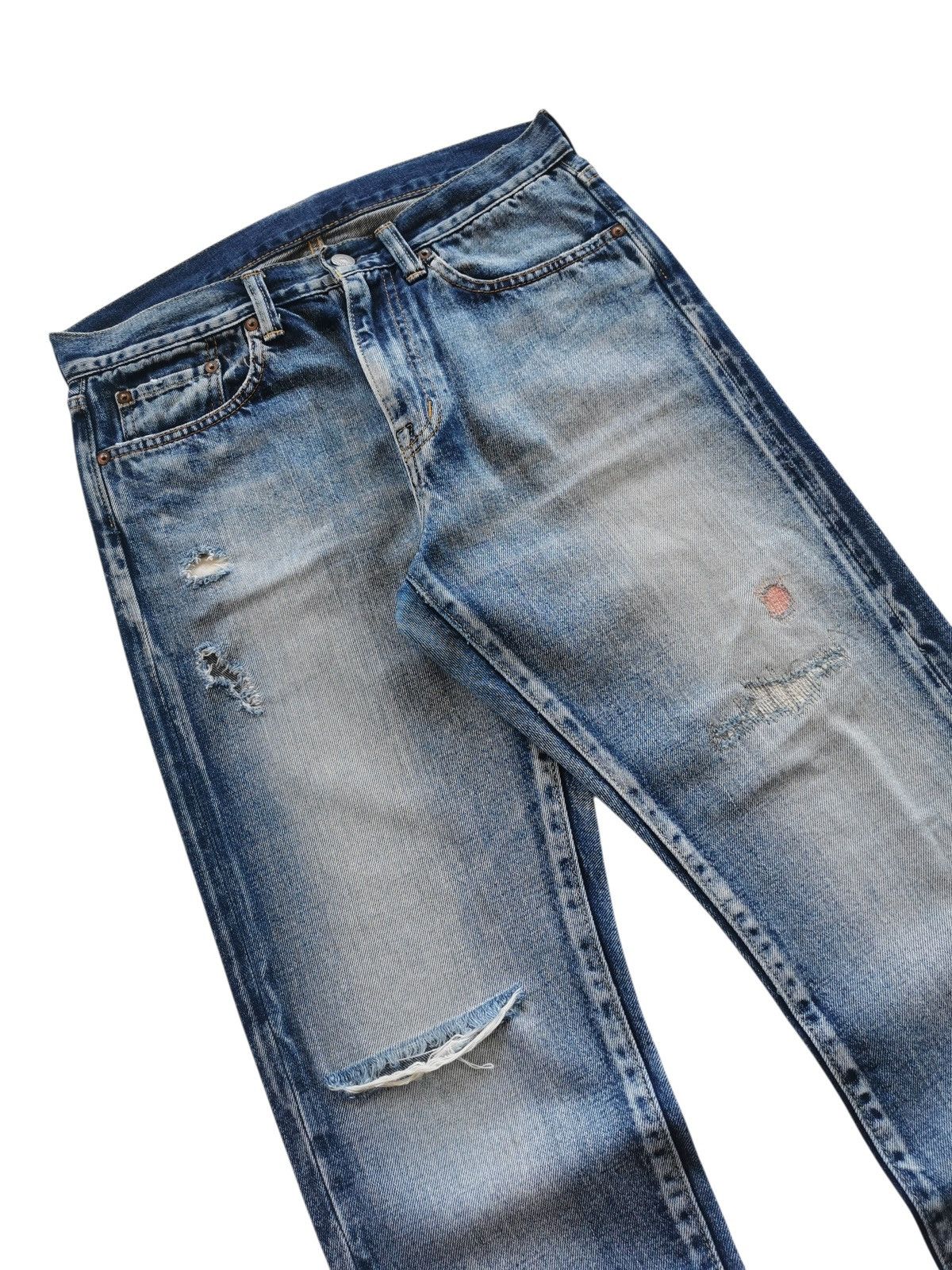 Eternal Eternal Deep Blue Selvedge Denim Jeans Size US 30 / EU 46 - 3 Thumbnail