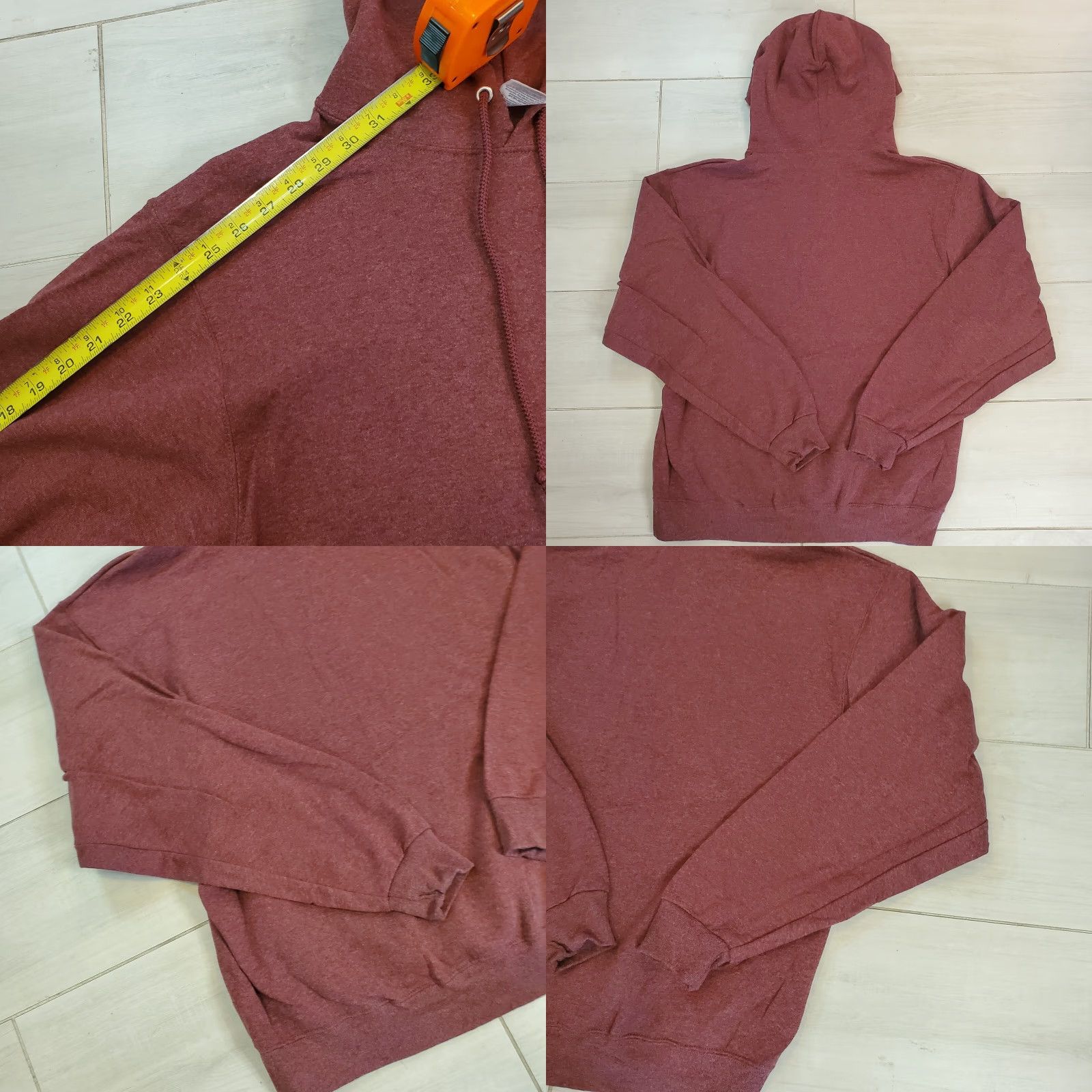 Jerzees VINTAGE Jerzees NuBlend Red Maroon Hoodie Sweatshirt Hoodie M Red 80s 90s Classic Mens Jerzees Size US M / EU 48-50 / 2 - 8 Thumbnail