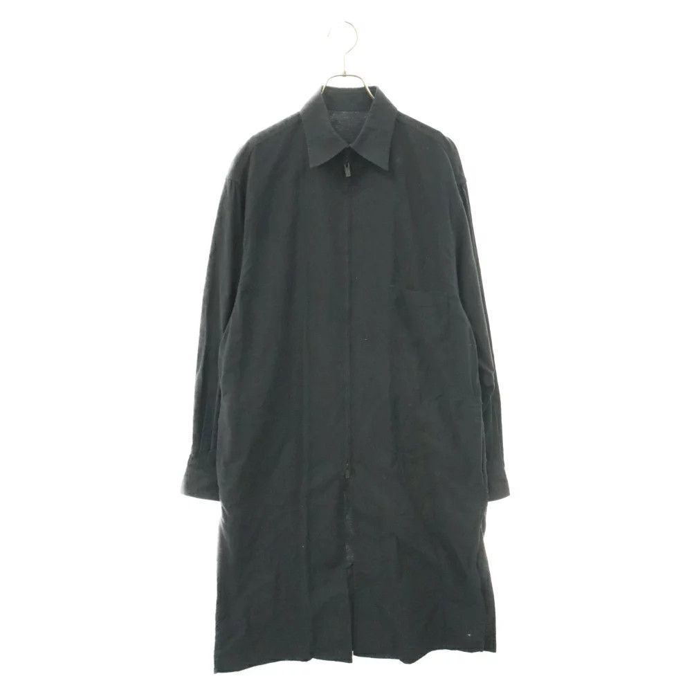image of Yohji Yamamoto Pour Homme 20Ss Staff Coat in Black, Men's (Size Large)