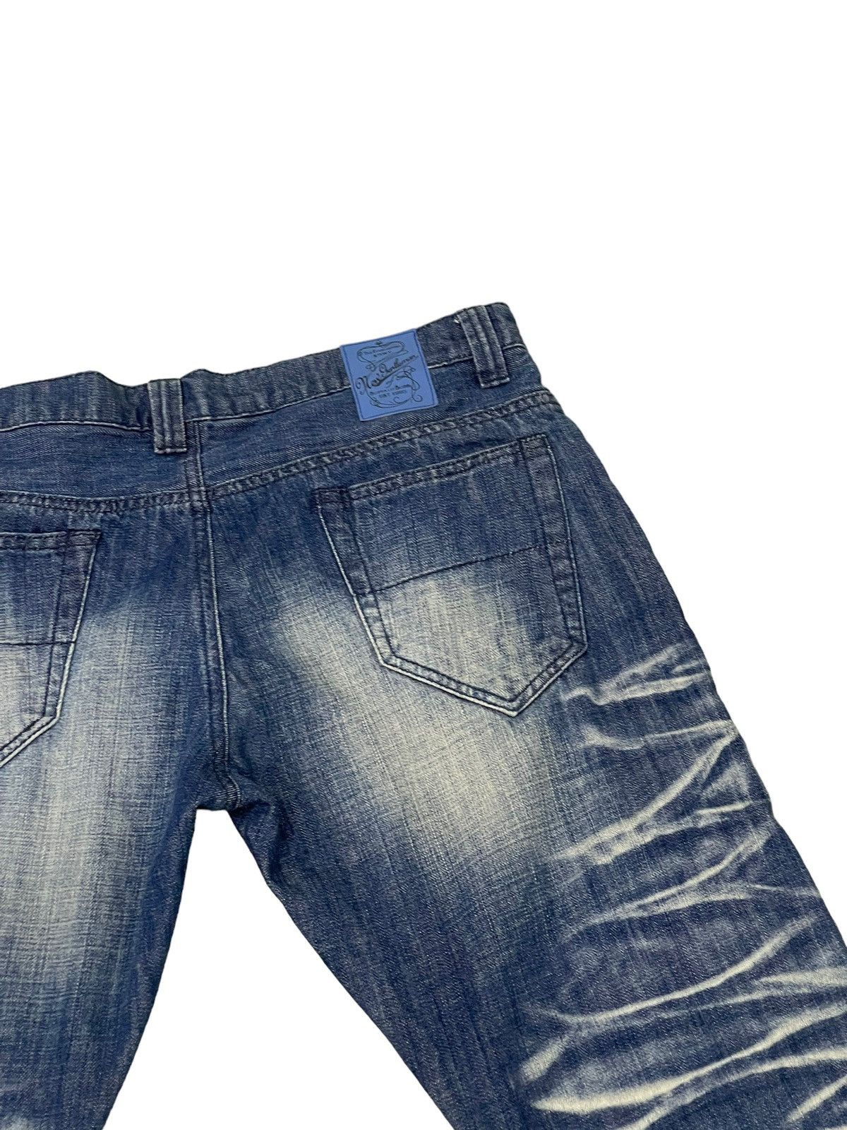 Japanese Brand Flare Jeans Buffalo Bobs Banana Curv Low Rise Boot Cut 8🟦0 Size US 35 - 20 Thumbnail