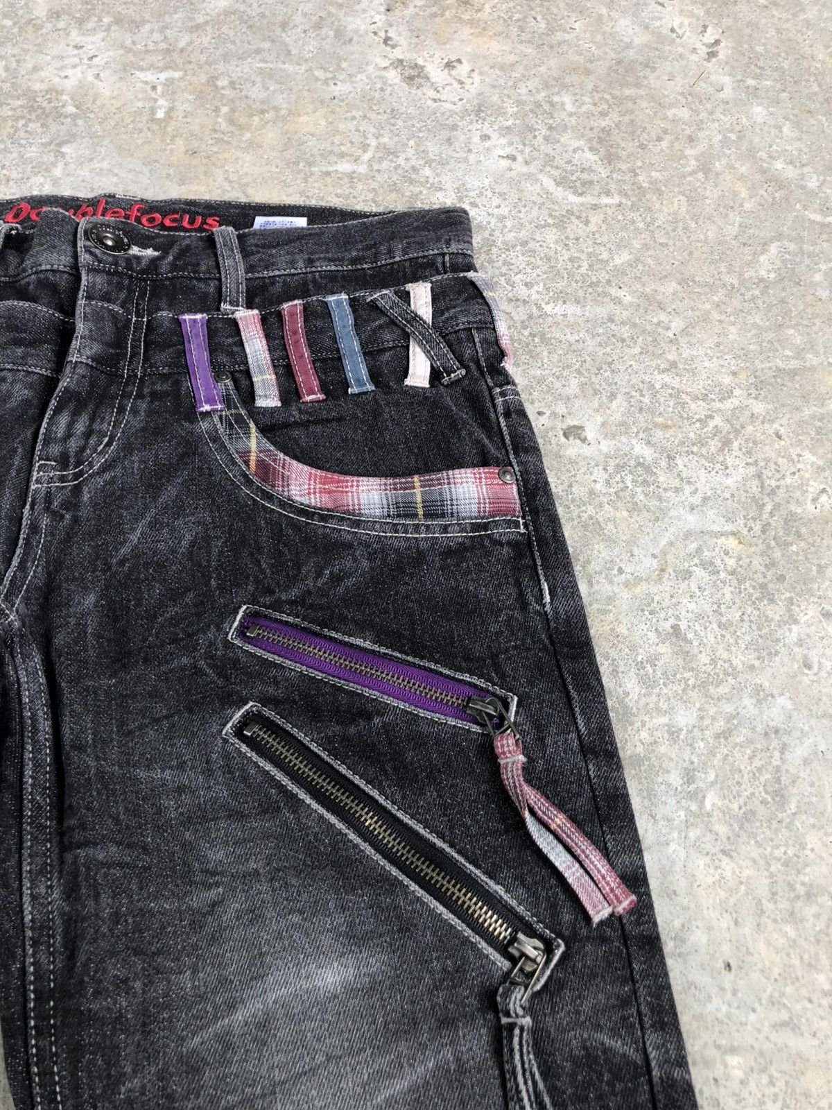 Hysteric Glamour Japanese Double Focus Double Waist Distressed Multizipper Size US 32 / EU 48 - 14 Thumbnail