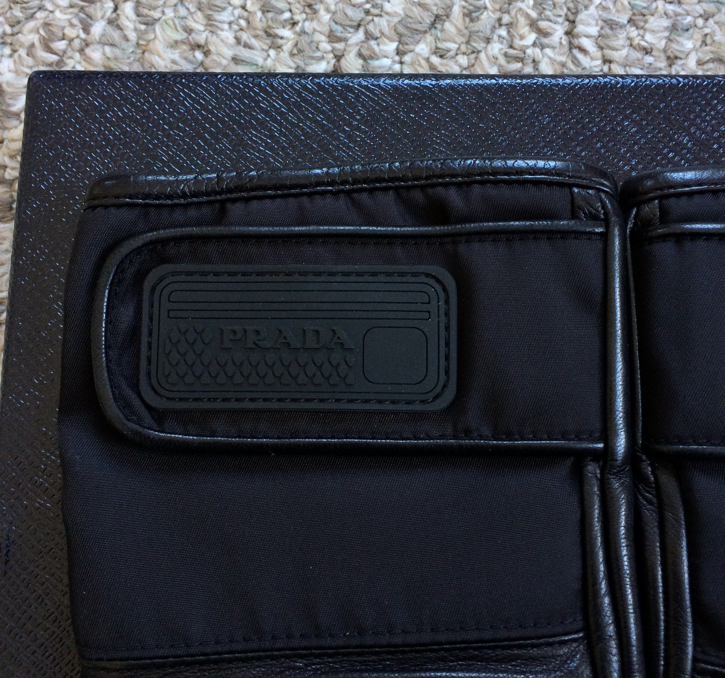 Prada Prada Lambskin Leather Logo Gloves + Box Size ONE SIZE - 3 Thumbnail