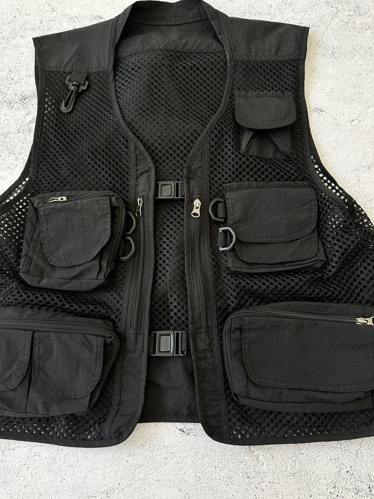 Japanese Brand 🩸RARE🩸Y2K Vintage Multi pocket Vest Size US L / EU 52-54 / 3 - 4 Thumbnail