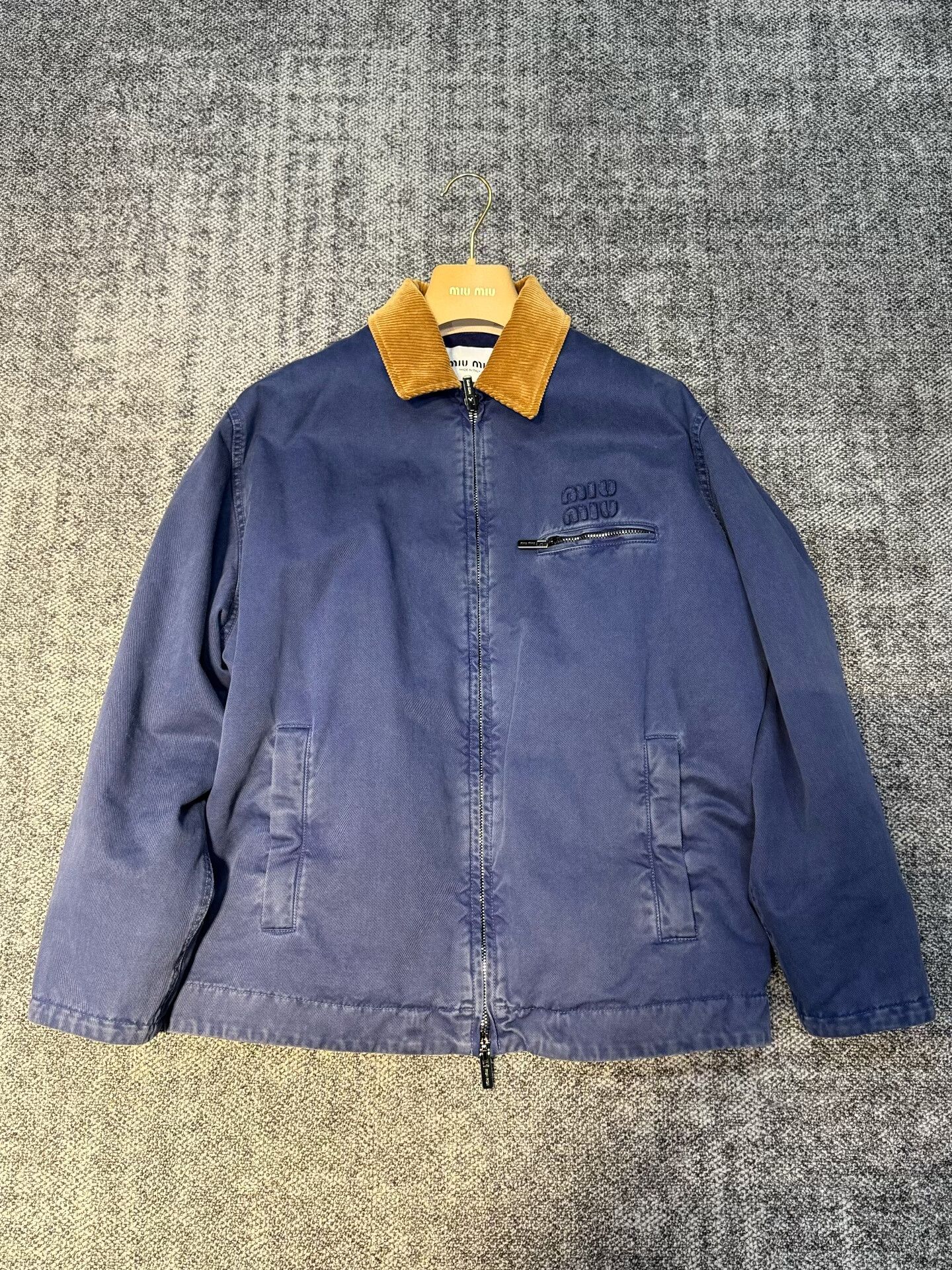 Miu Miu Miu Miu Size 40 Blue Coat Size S / US 4 / IT 40 - 1 Thumbnail