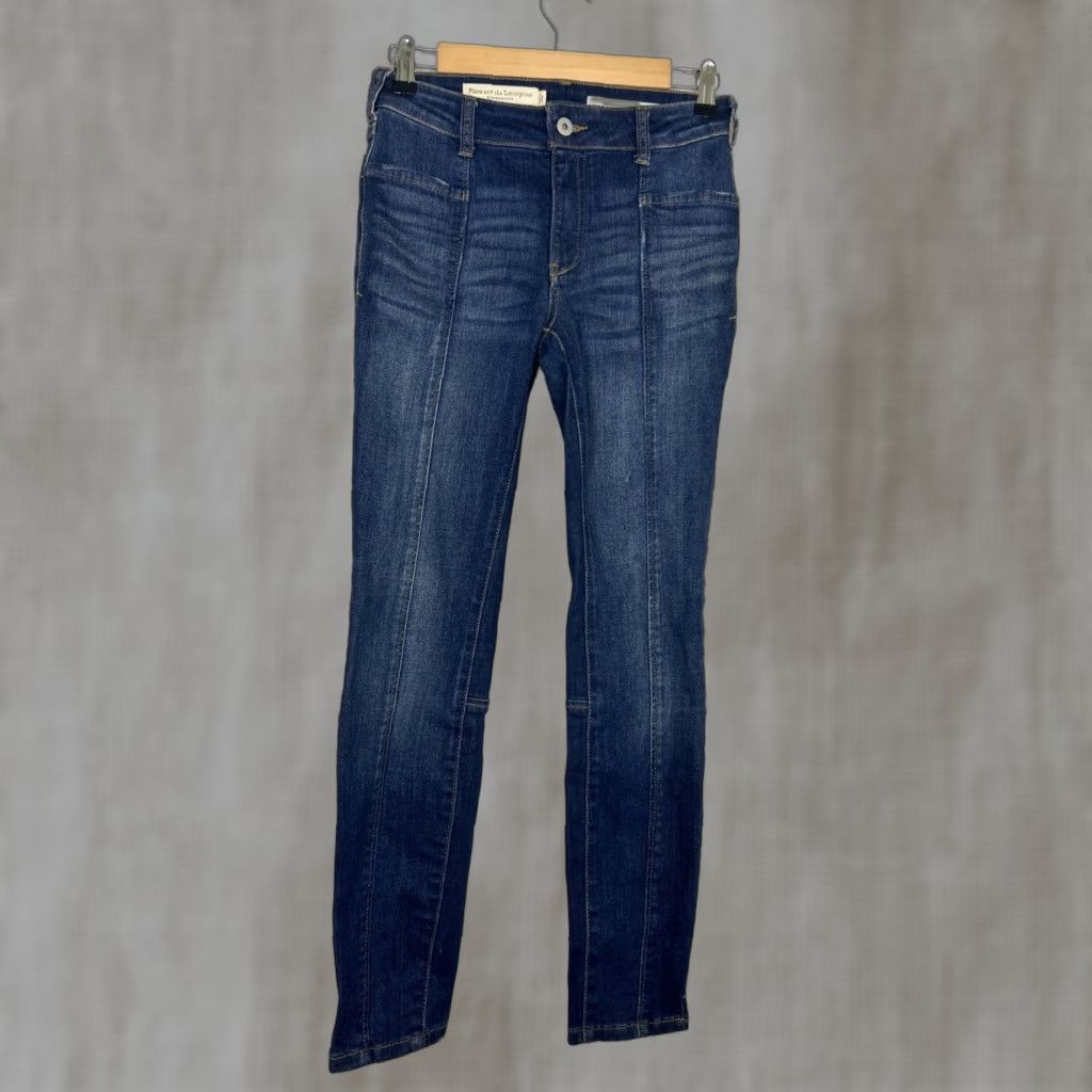 Vintage Anthropologie Pilcro Womens Jeans Denim Jegging Dark Wash 26 Regular 28in Inseam Blue Women Size 26" / US 2 / IT 38 - 1 Thumbnail