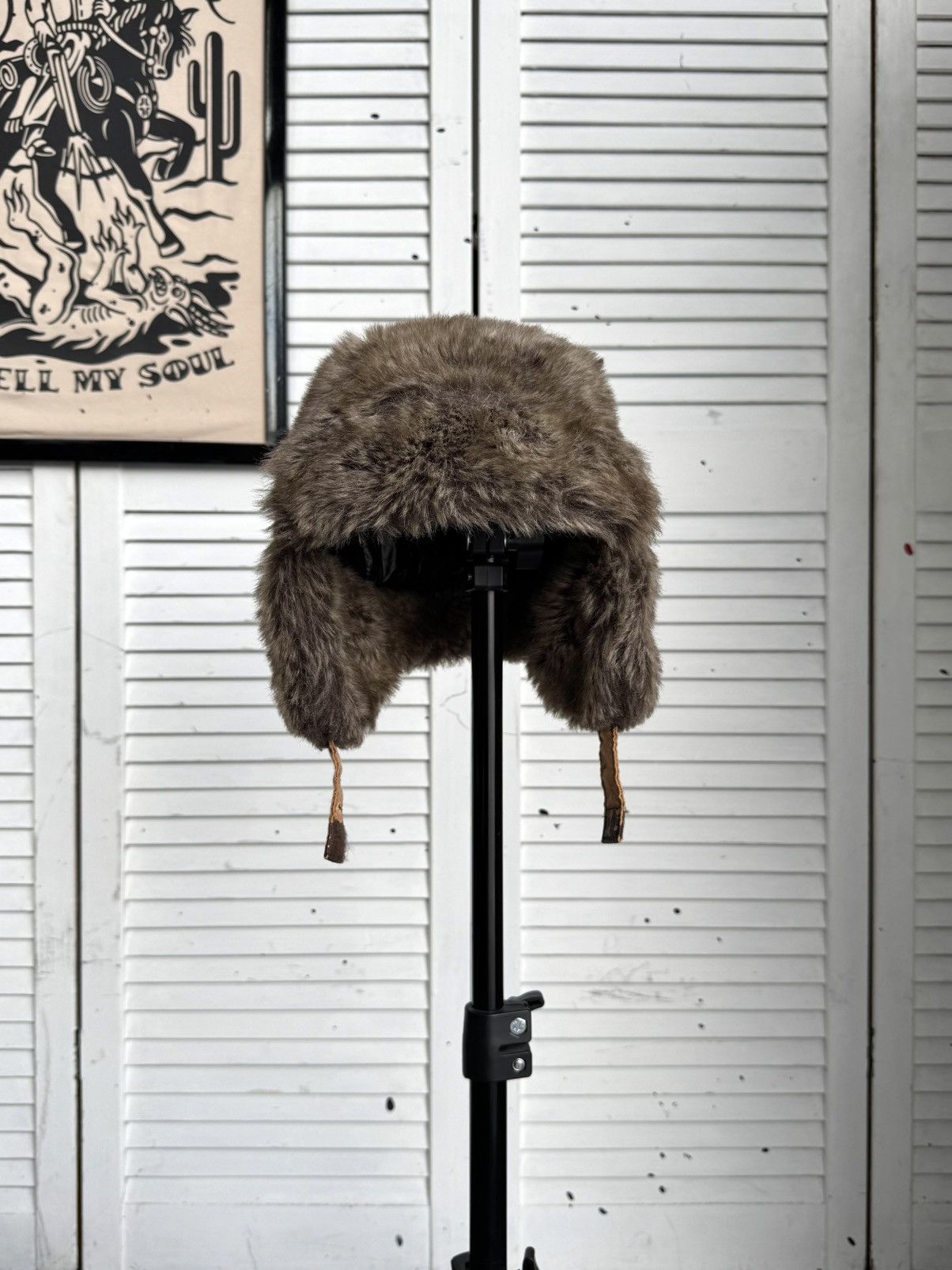 Vintage Next Faux Fur Trapper Ushanka Hat Brown Winter Size ONE SIZE - 1 Thumbnail