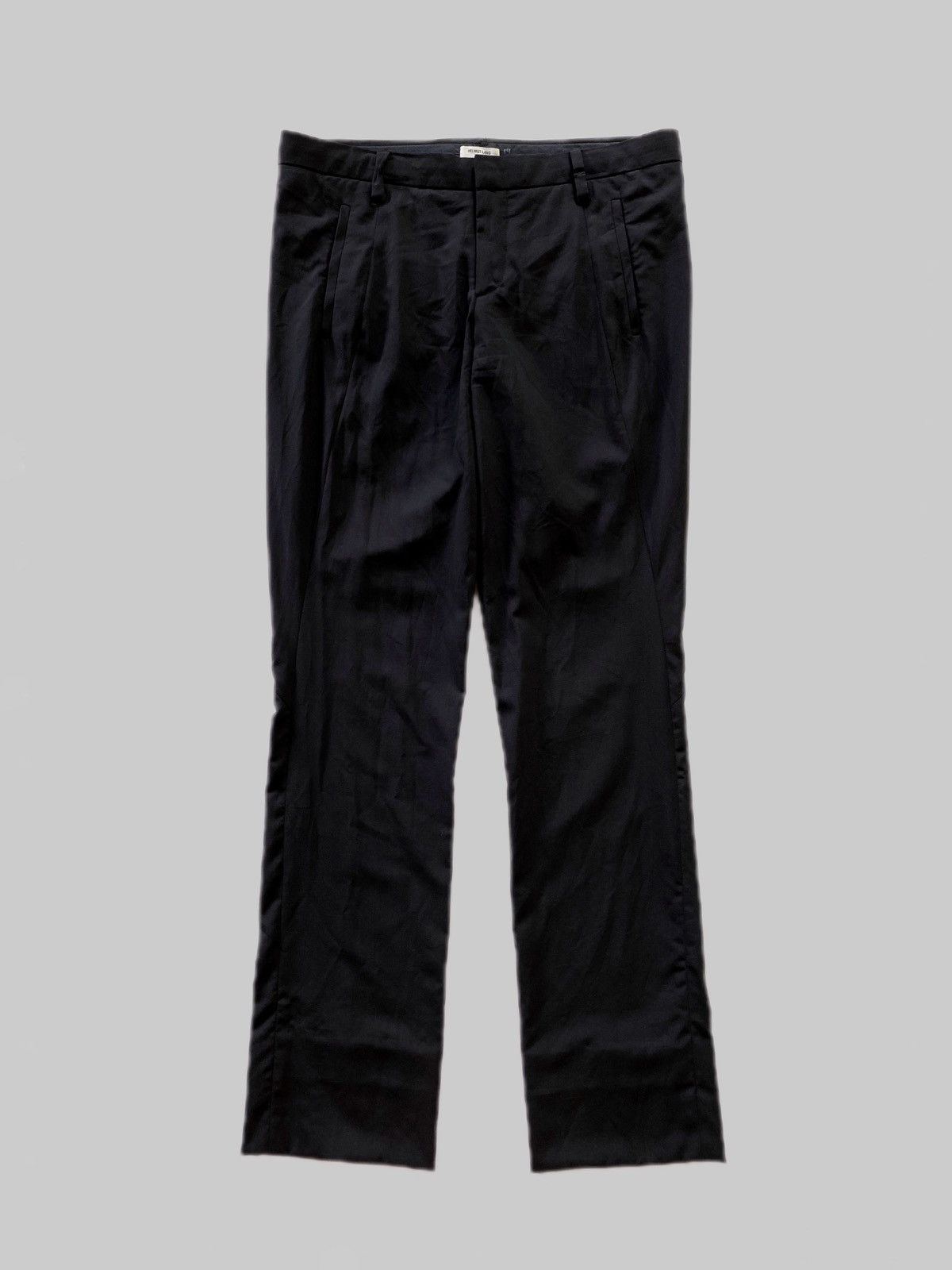 Helmut Lang Helmut Lang Body Straight Seamed Wool Pants Size US 32 / EU 48 - 1 Thumbnail