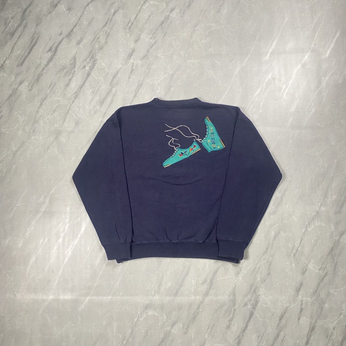 Japanese Brand Vintage 90s Froreson Japan Knit Boxy Crewneck Size L / US 10 / IT 46 - 1 Thumbnail