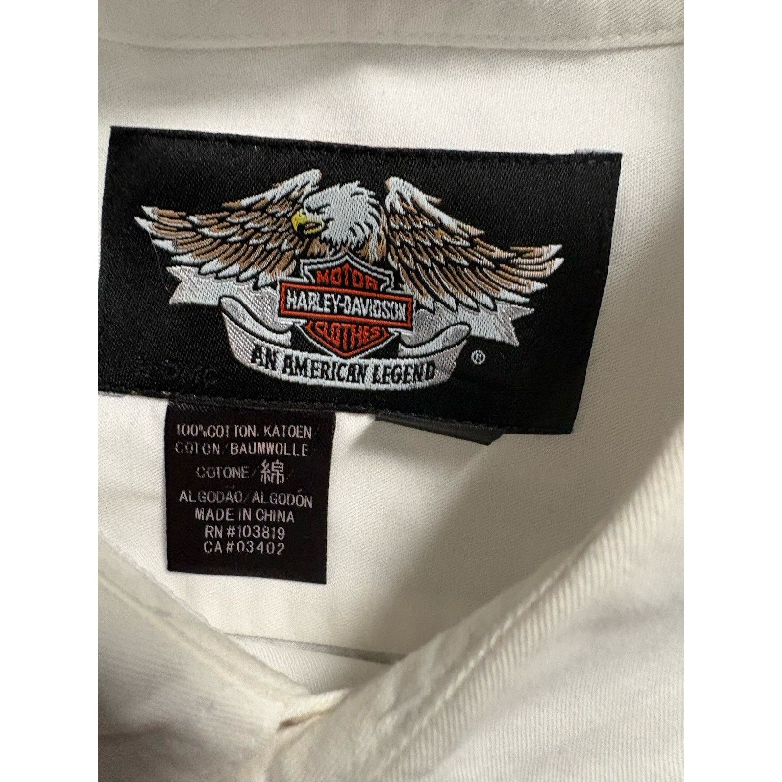 Harley Davidson Harley Shirt 90s Y2k Davidson Biker Chopper Button Up Tee L Size US L / EU 52-54 / 3 - 11 Thumbnail