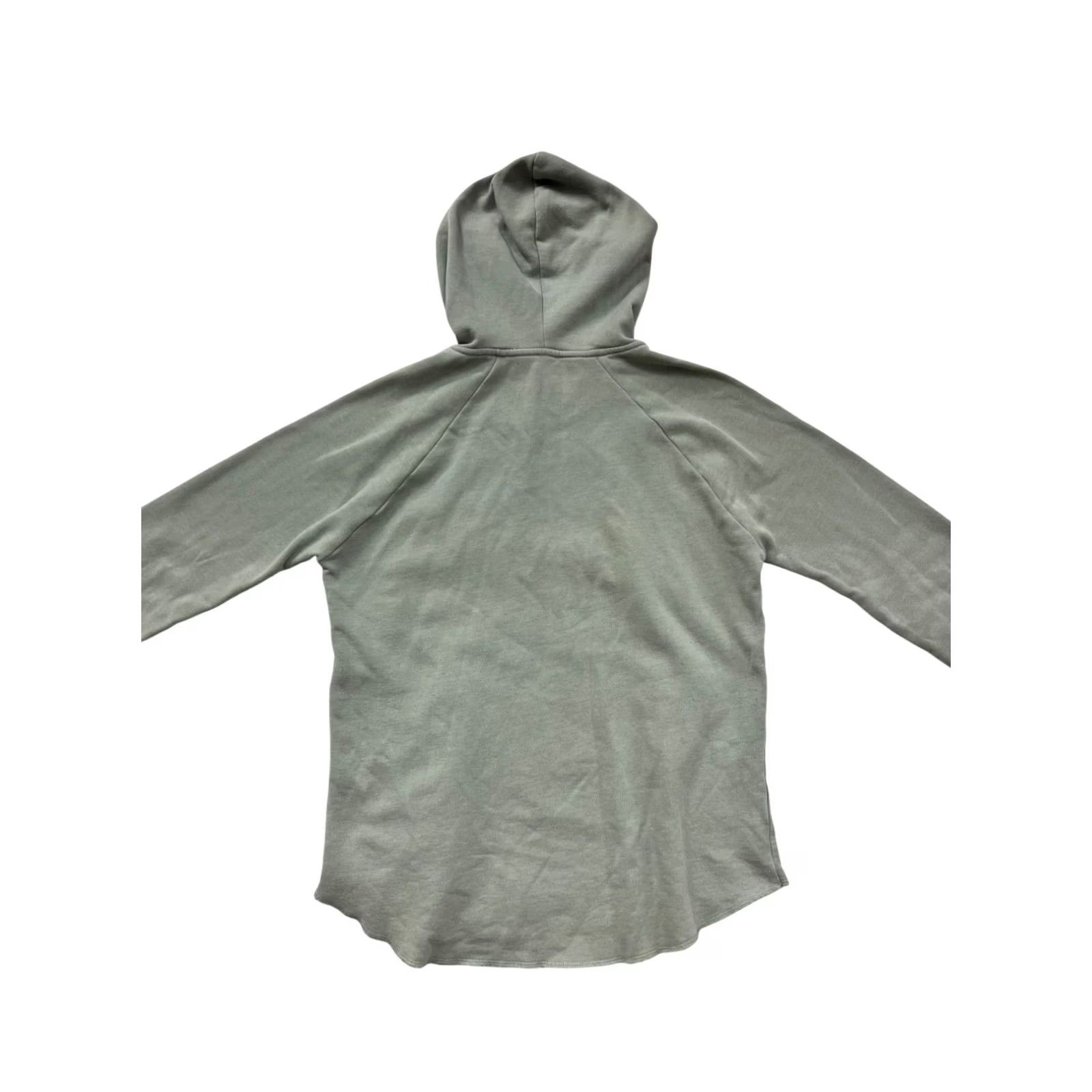 Vintage Kawasaki Womens Sage Green Hoodie Sweatshirt Large Sage Green Womens Hoodie Pullover Raglan Front Kangaroo Pocket Activewear 1966 Heritage Like New Size L / US 10 / IT 46 - 2 Thumbnail