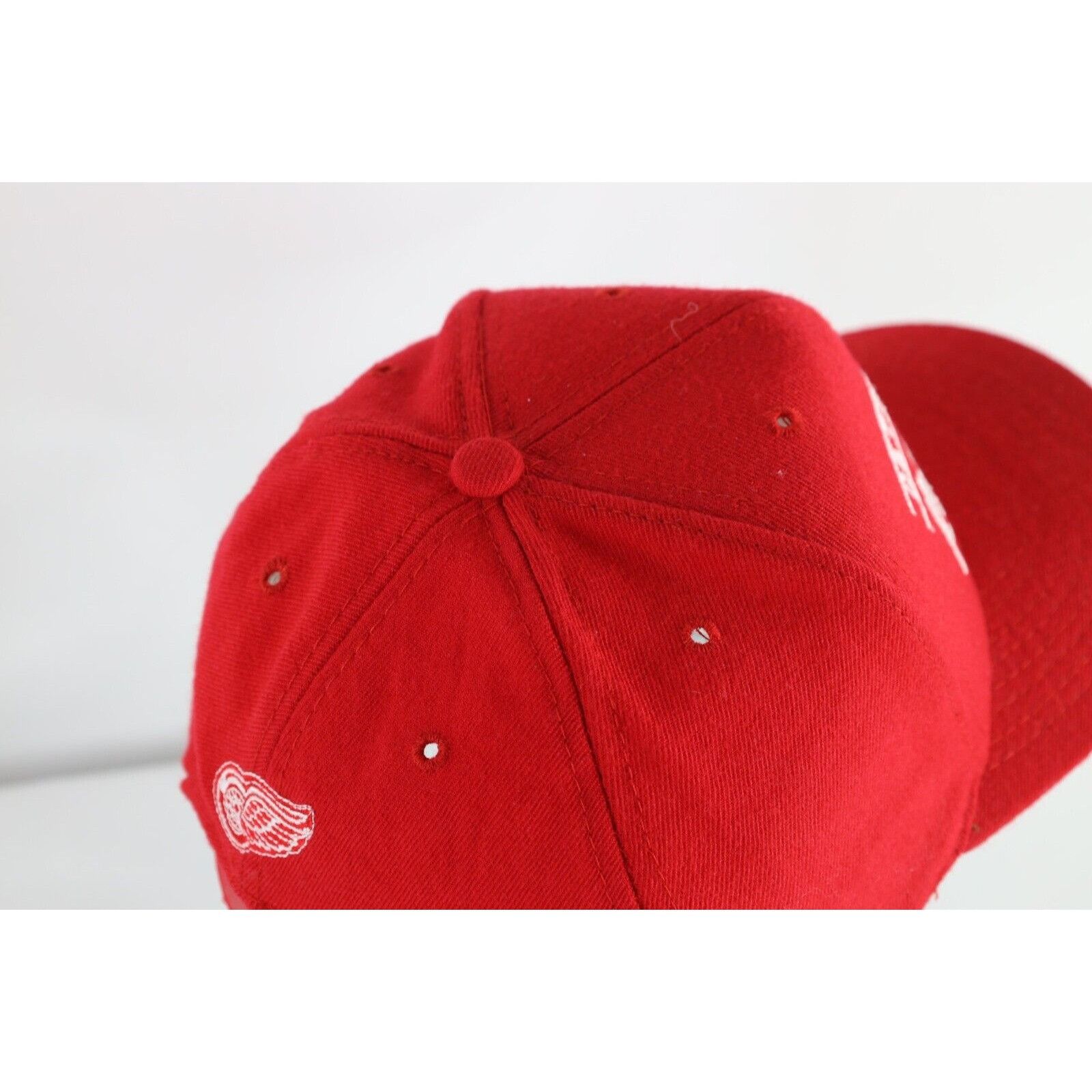 Vintage 90s Annco Pro Model Script Detroit Red Wings Hat