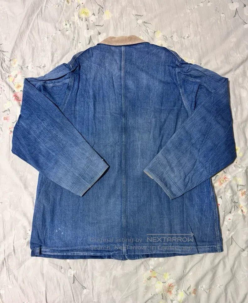Visvim Visvim 20ss spot limited splash-ink four-pocket denim jack Size US M / EU 48-50 / 2 - 2 Thumbnail