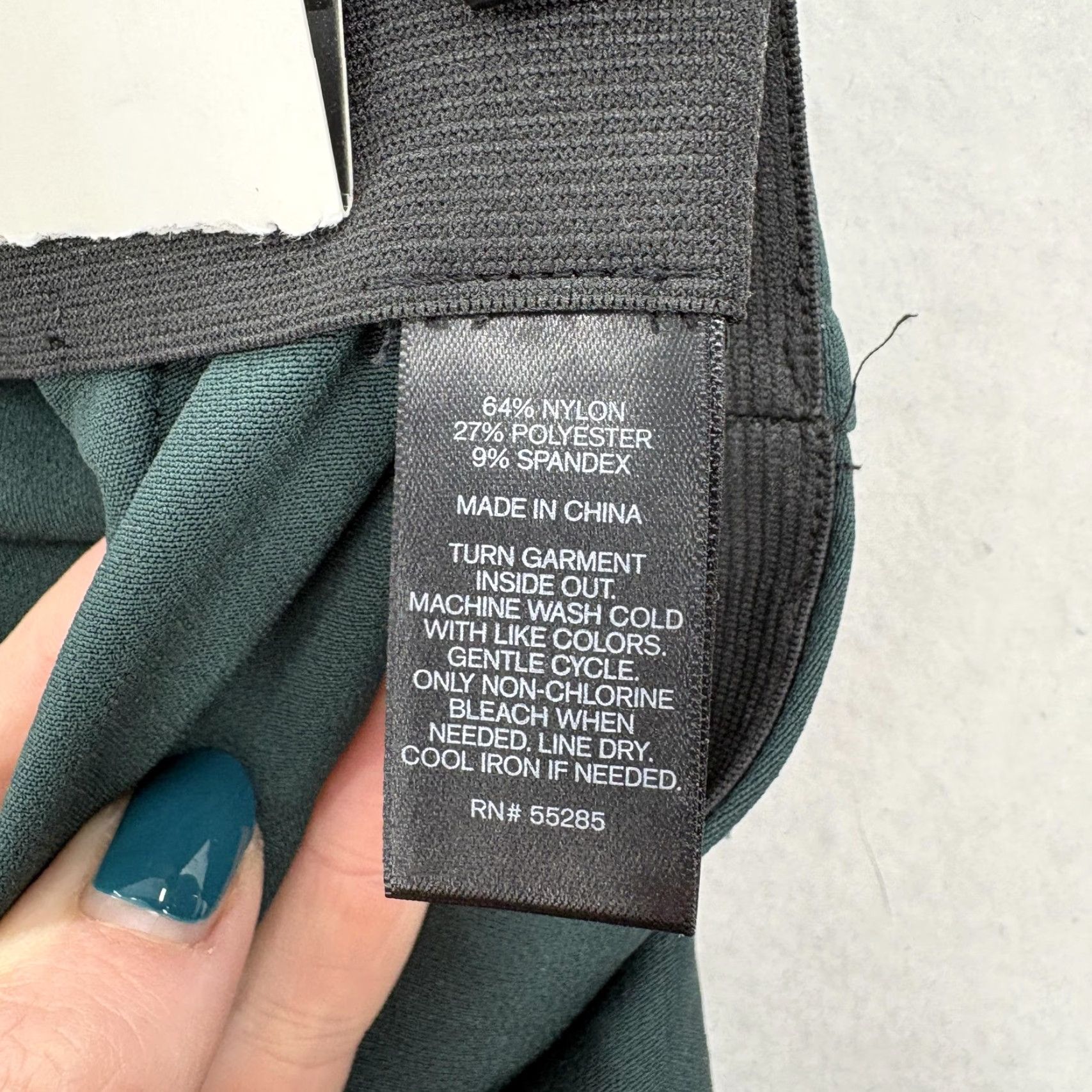 Express Express Leggings Womens Medium Green Mid Rise Ankle Pants NWT Size 32" / US 10 / IT 46 - 5 Thumbnail