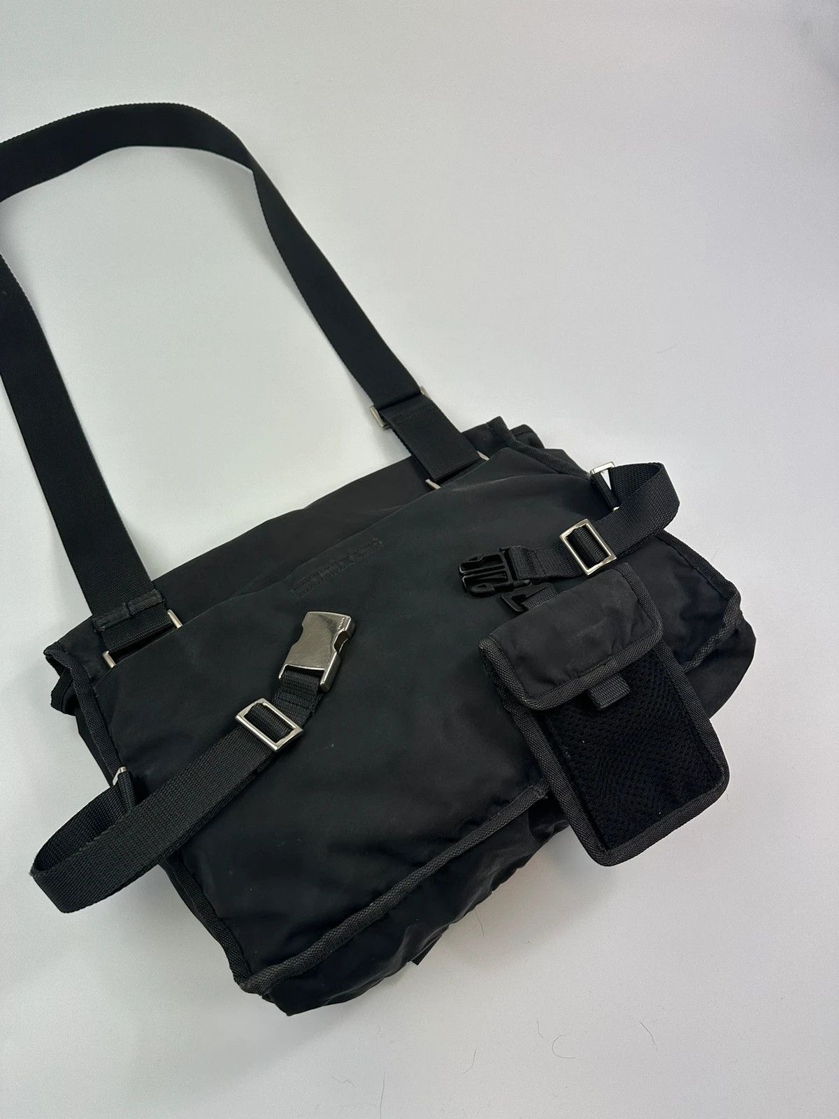 Prada Prada Sport SS1999 Mesh 2In1 CrossBody WaistBag Size ONE SIZE - 8 Thumbnail