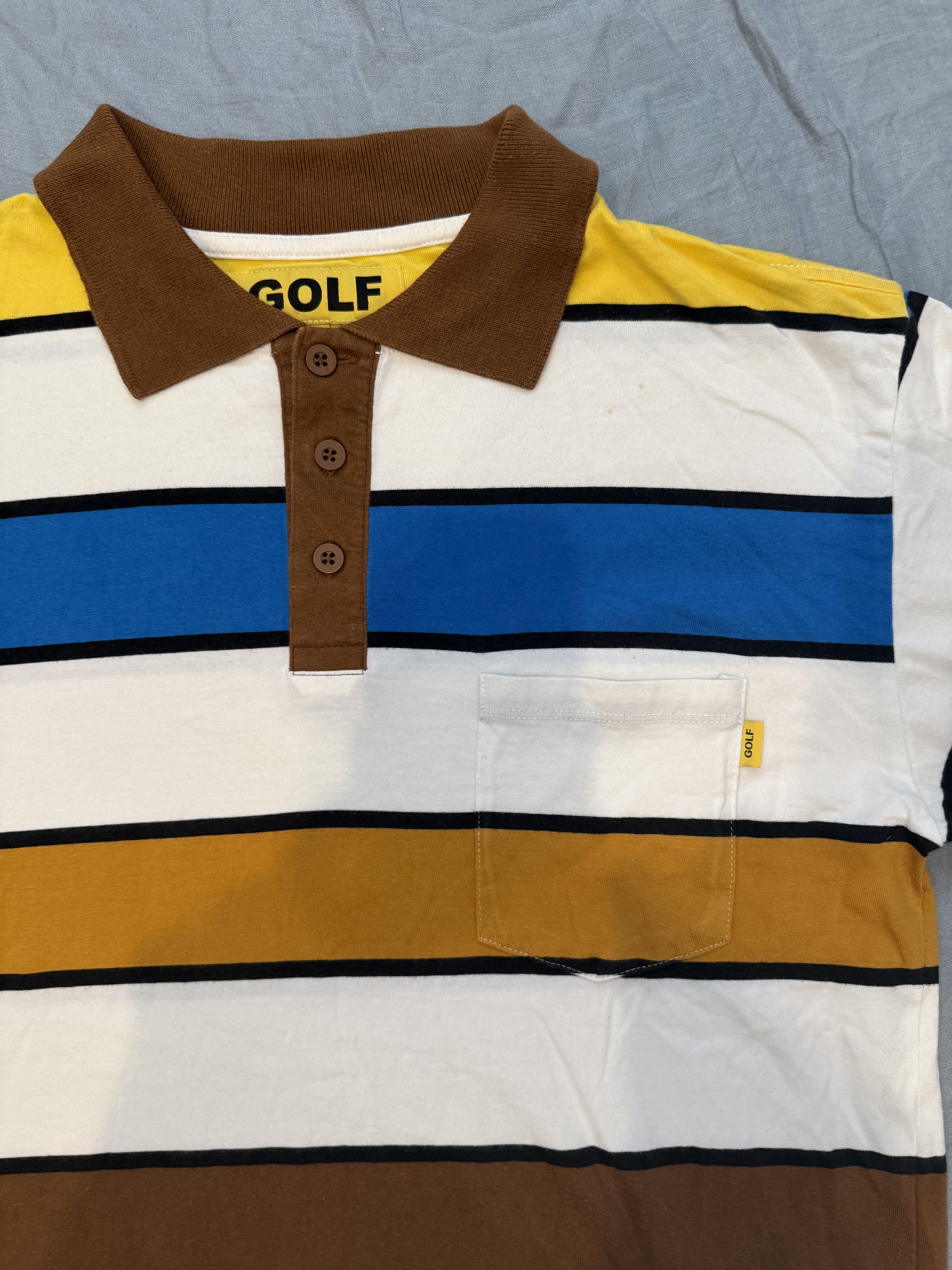 Golf Wang Multi-color Striped polo 2018 | Grailed