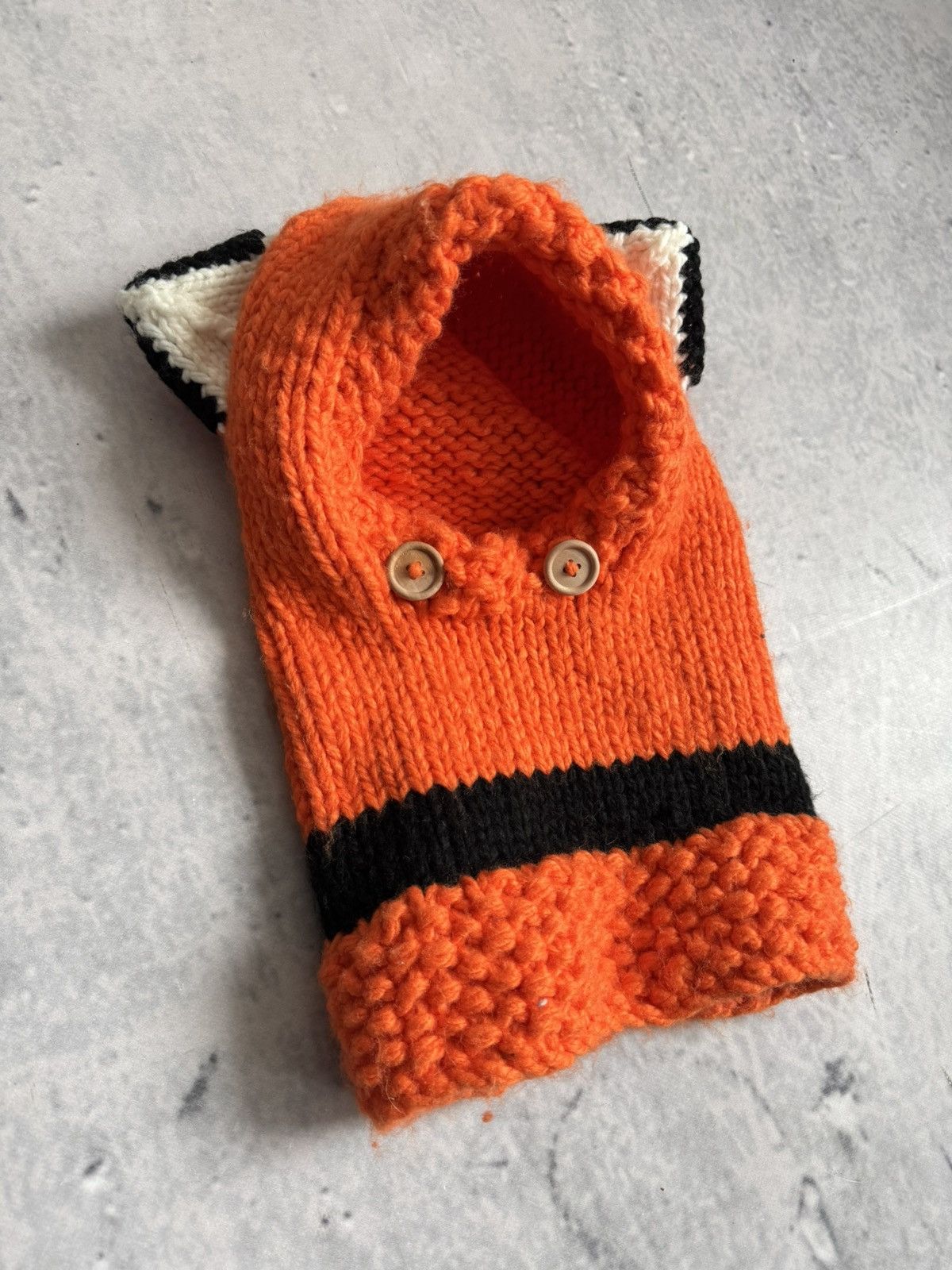 Designer × Handmade KNITTED HANDMADE FOXY MASK Awesome Balaclava SKI Size ONE SIZE - 4 Thumbnail