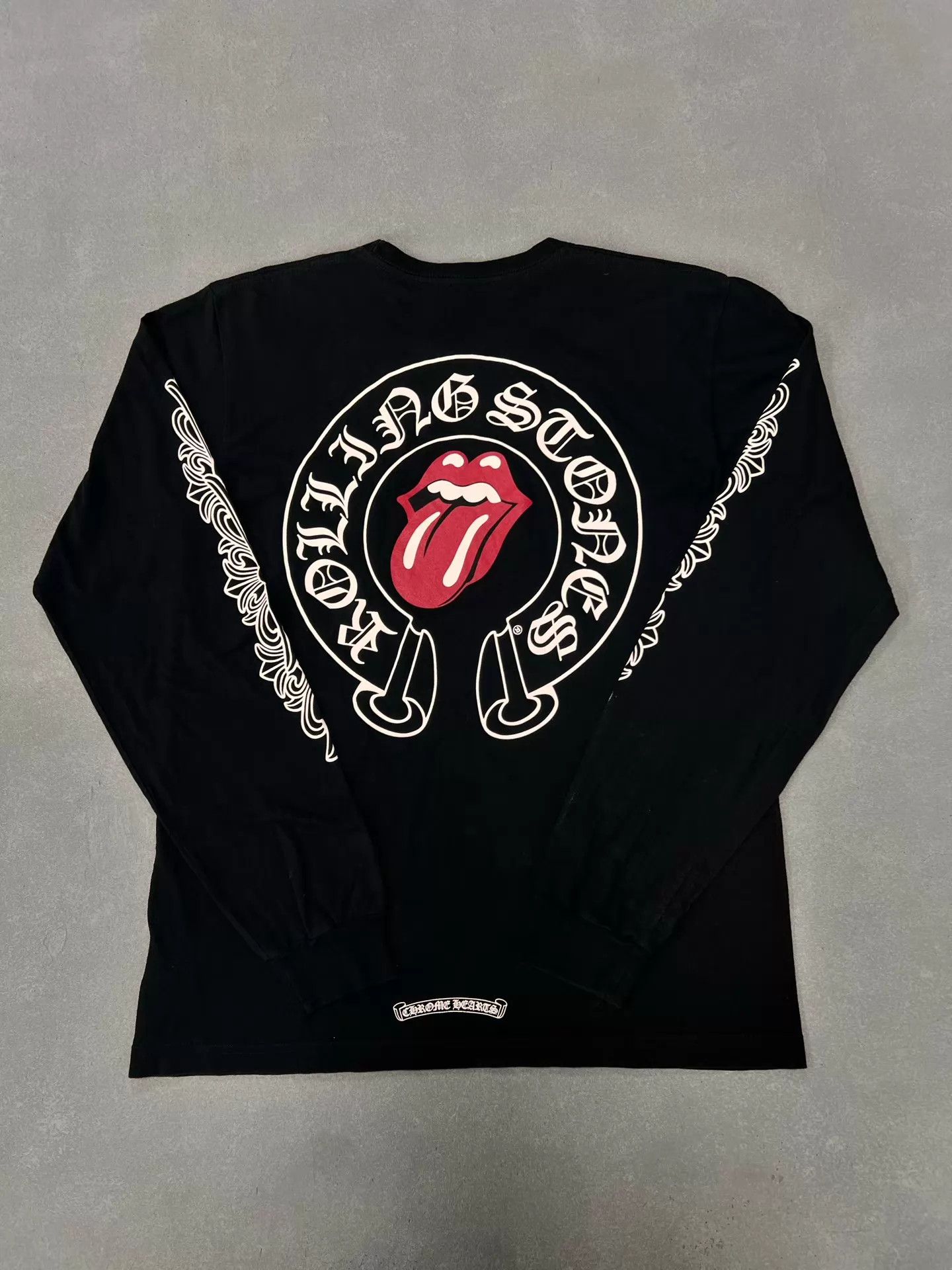 Chrome Hearts CH Black Sanskrit Roll Tongue Collab Longsleeve L Size US L / EU 52-54 / 3 - 2 Thumbnail