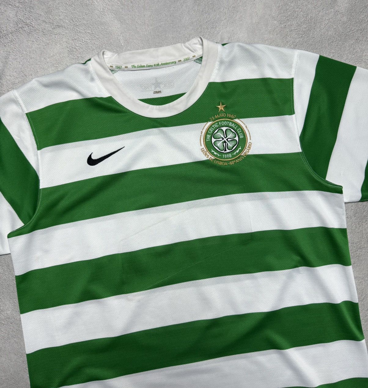 Nike Celtic 2007 2008 Home Football Shirt Soccer Jersey Nike Size US L / EU 52-54 / 3 - 3 Thumbnail