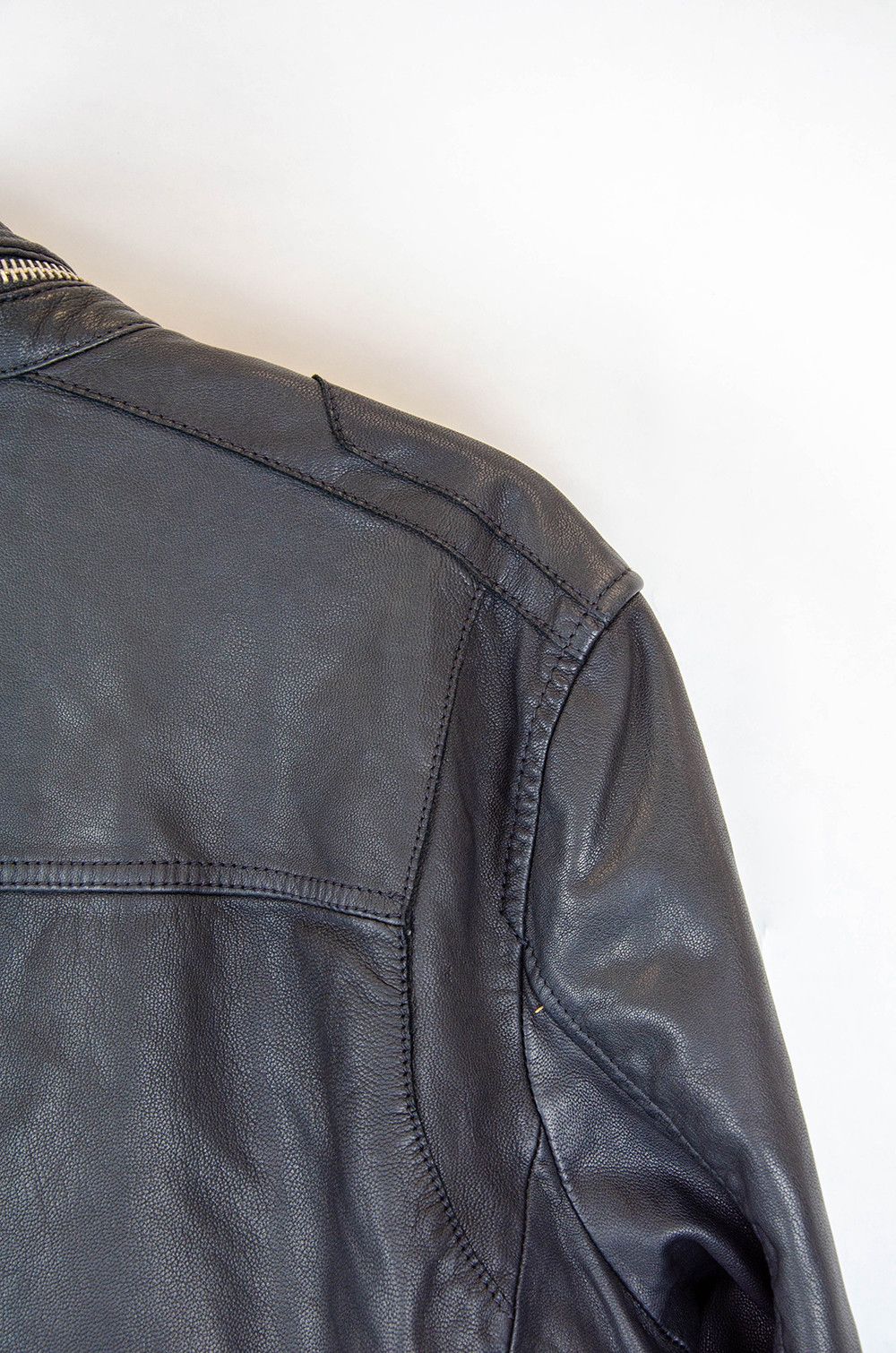 Allsaints AllSaints Holmes Leather Moto Jacket Black Size XL Size US XL / EU 56 / 4 - 10 Thumbnail